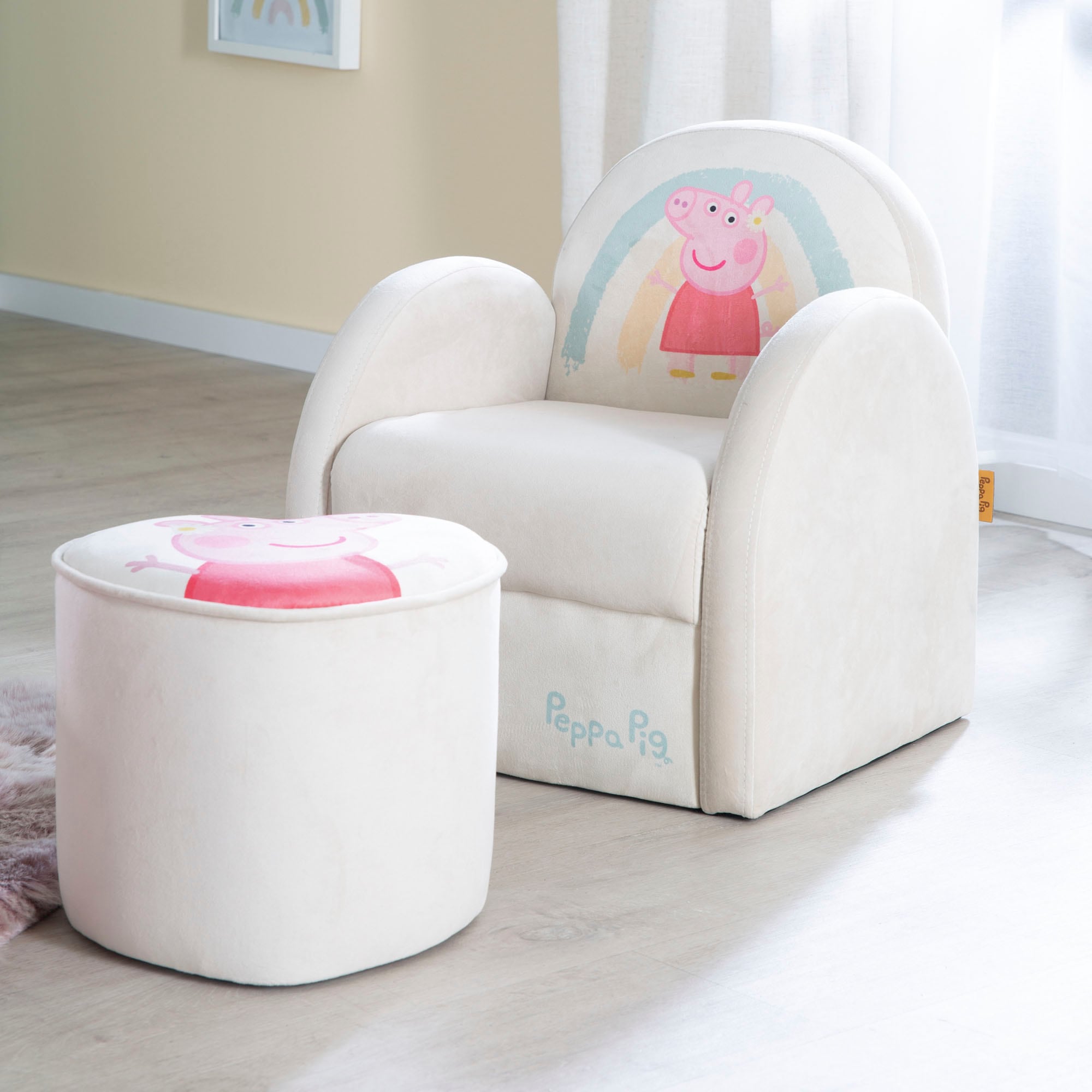 roba® Kindersessel »Peppa Pig« mit runden Armlehnen