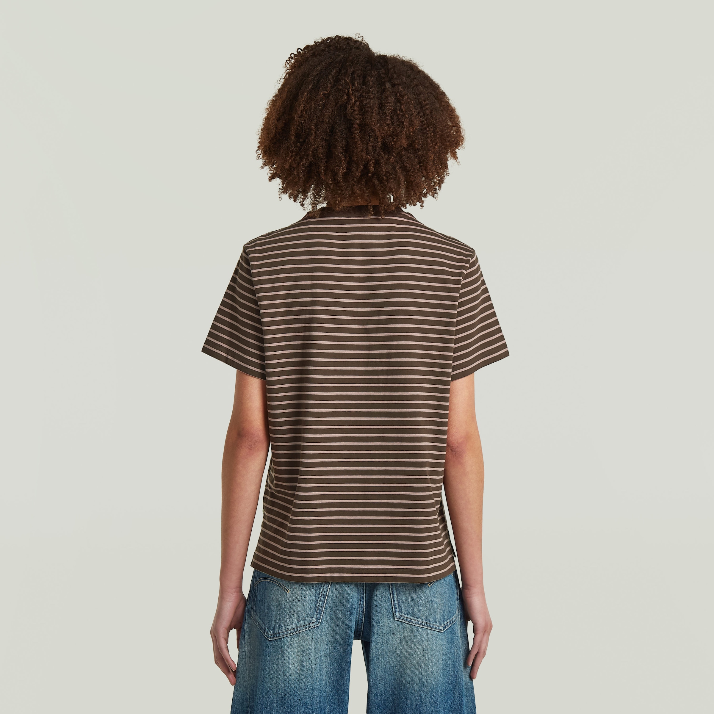 G-STAR T-Shirt »Unit stripe r t wmn« mit Streifen-Dessin, Baumwolle