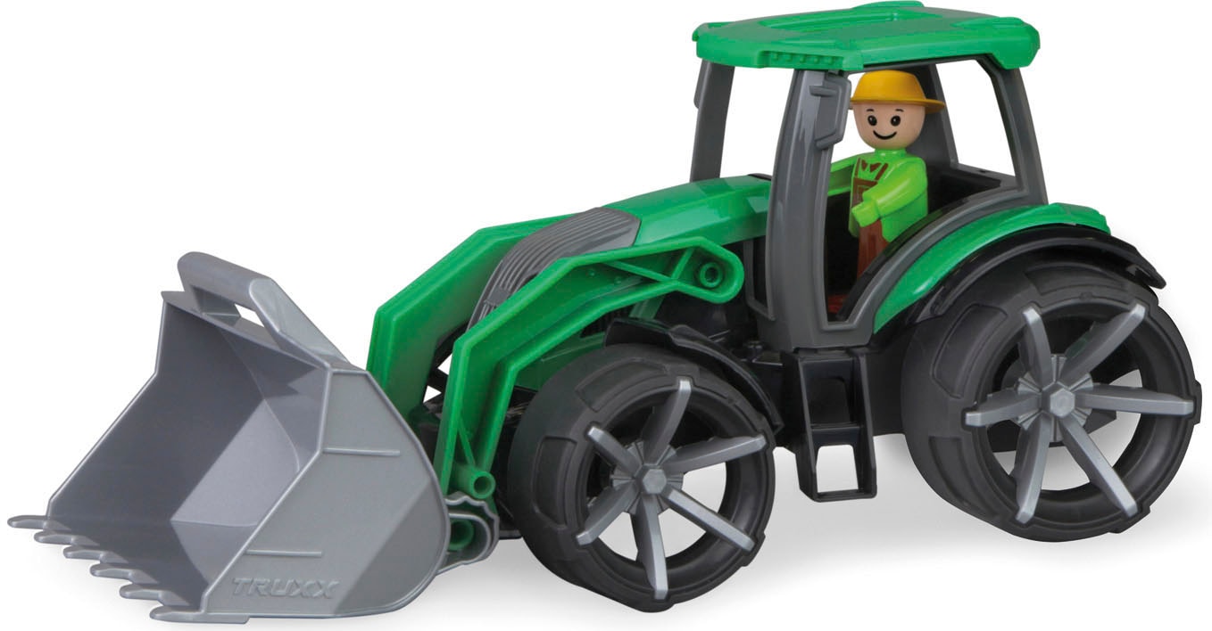 Image of Lena Spielzeug-Traktor "Truxx, grün" inklusive Spielfiugr; Made in Europe