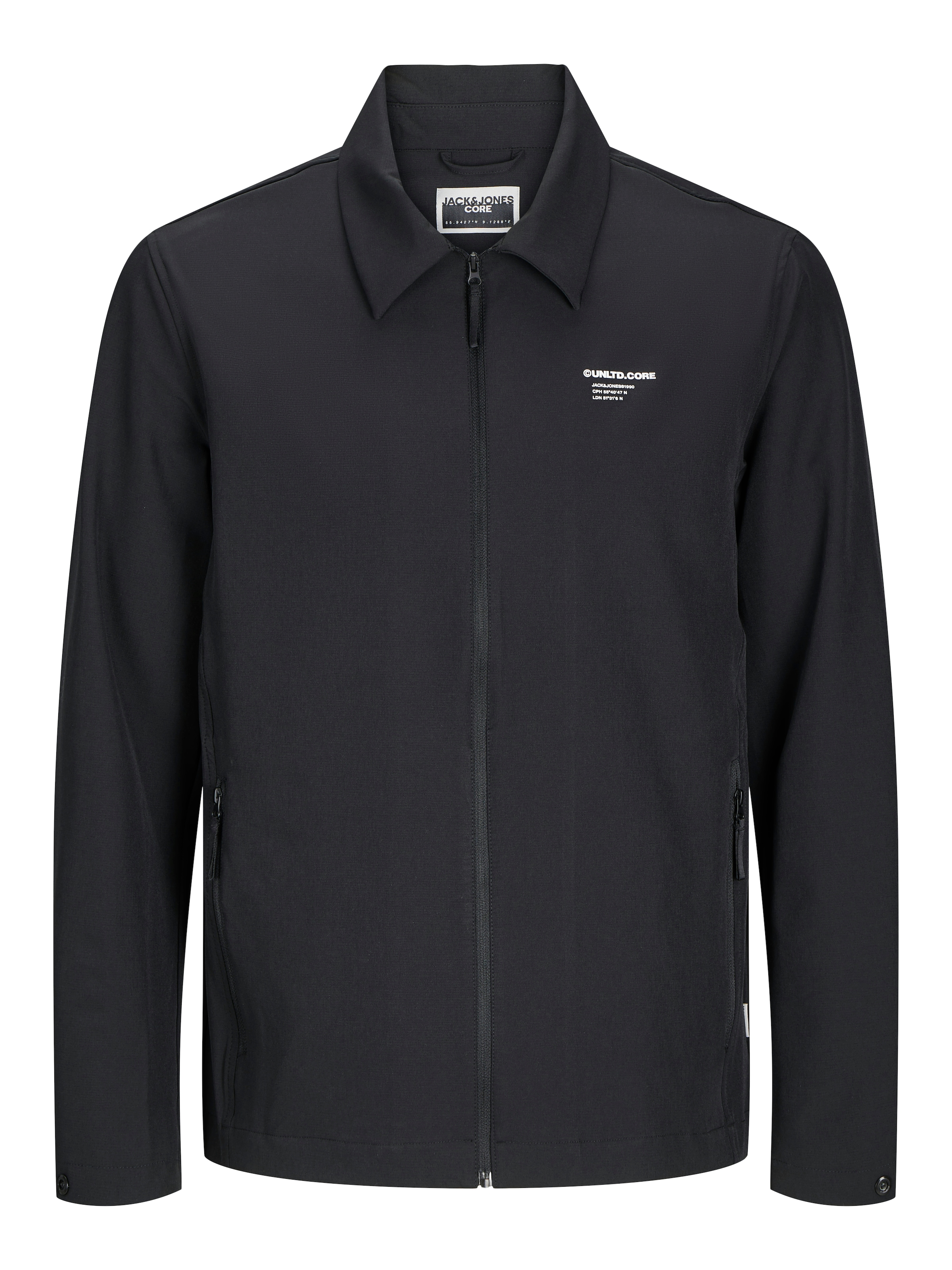 Jack & Jones Langarmhemd »JCOAERO SHIRT JACKET LS NOOS«, mit Reissverschluss