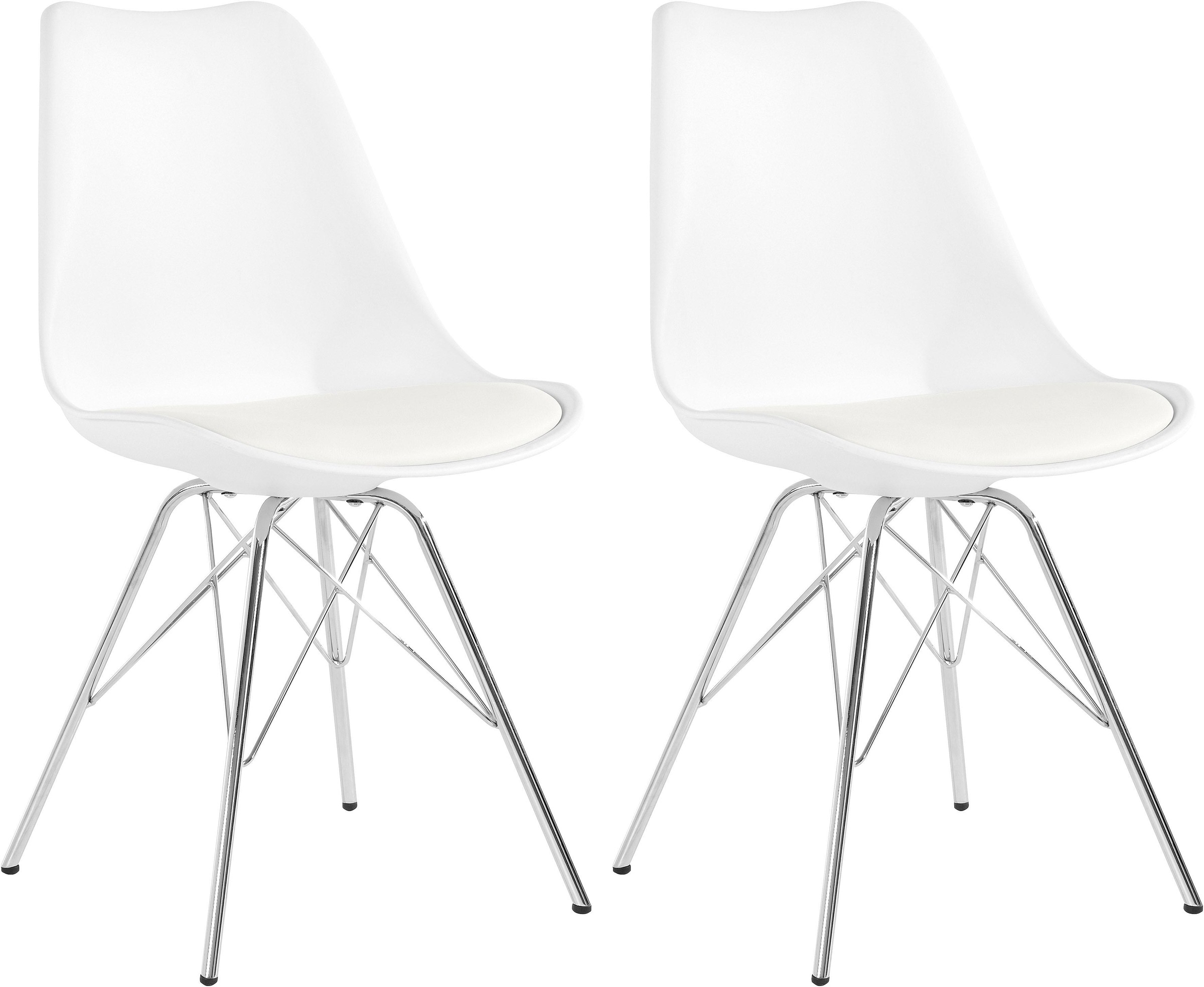 Image of Homexperts Esszimmerstuhl »Ursel 03«, (Set), 2 St., Kunstleder, Sitzschale mit Sitzkissen in Kunstleder bei Ackermann Versand Schweiz