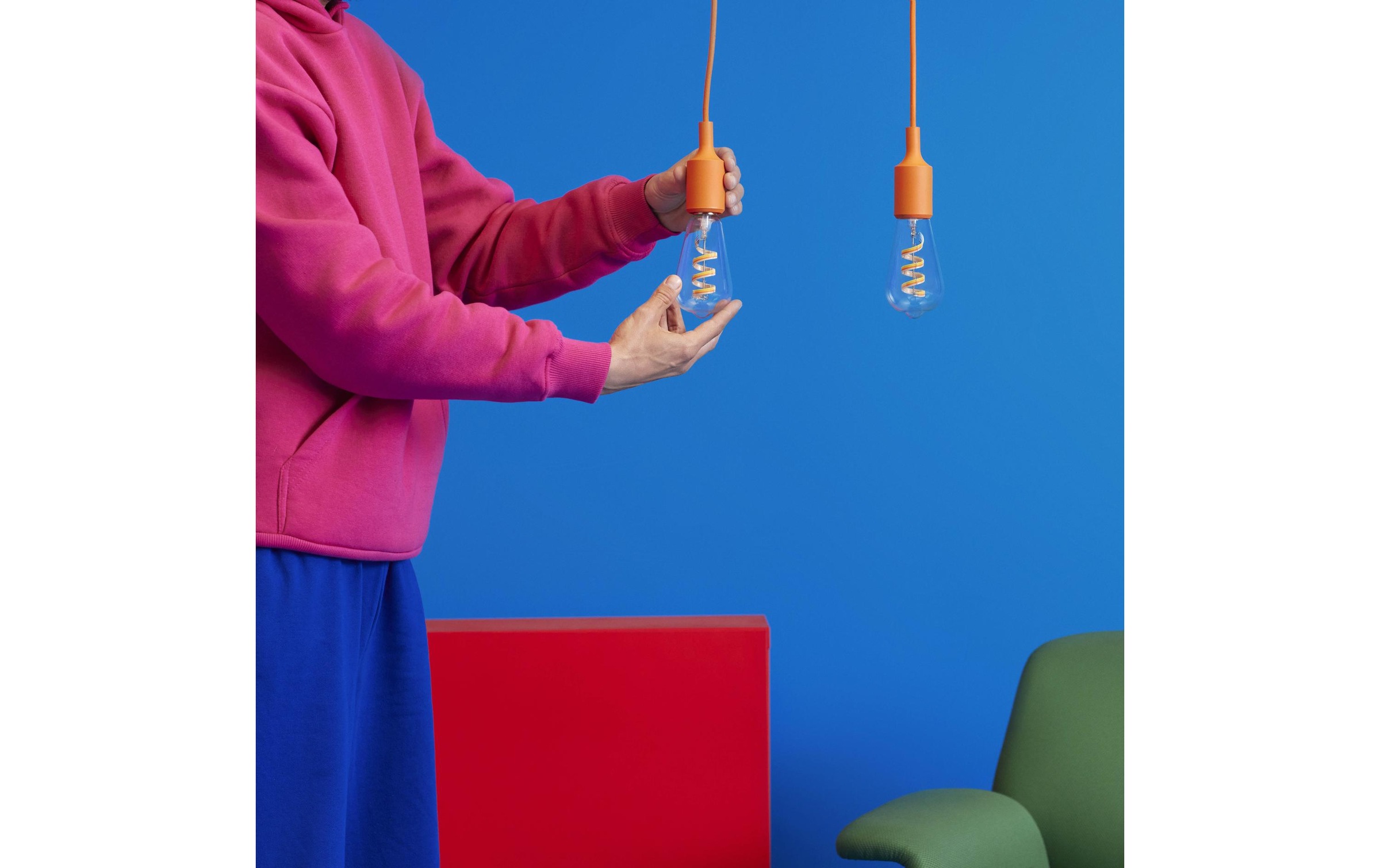 WiZ Smarte LED-Leuchte »6.3W 40W E27 ST6« E27 Farbwechsler