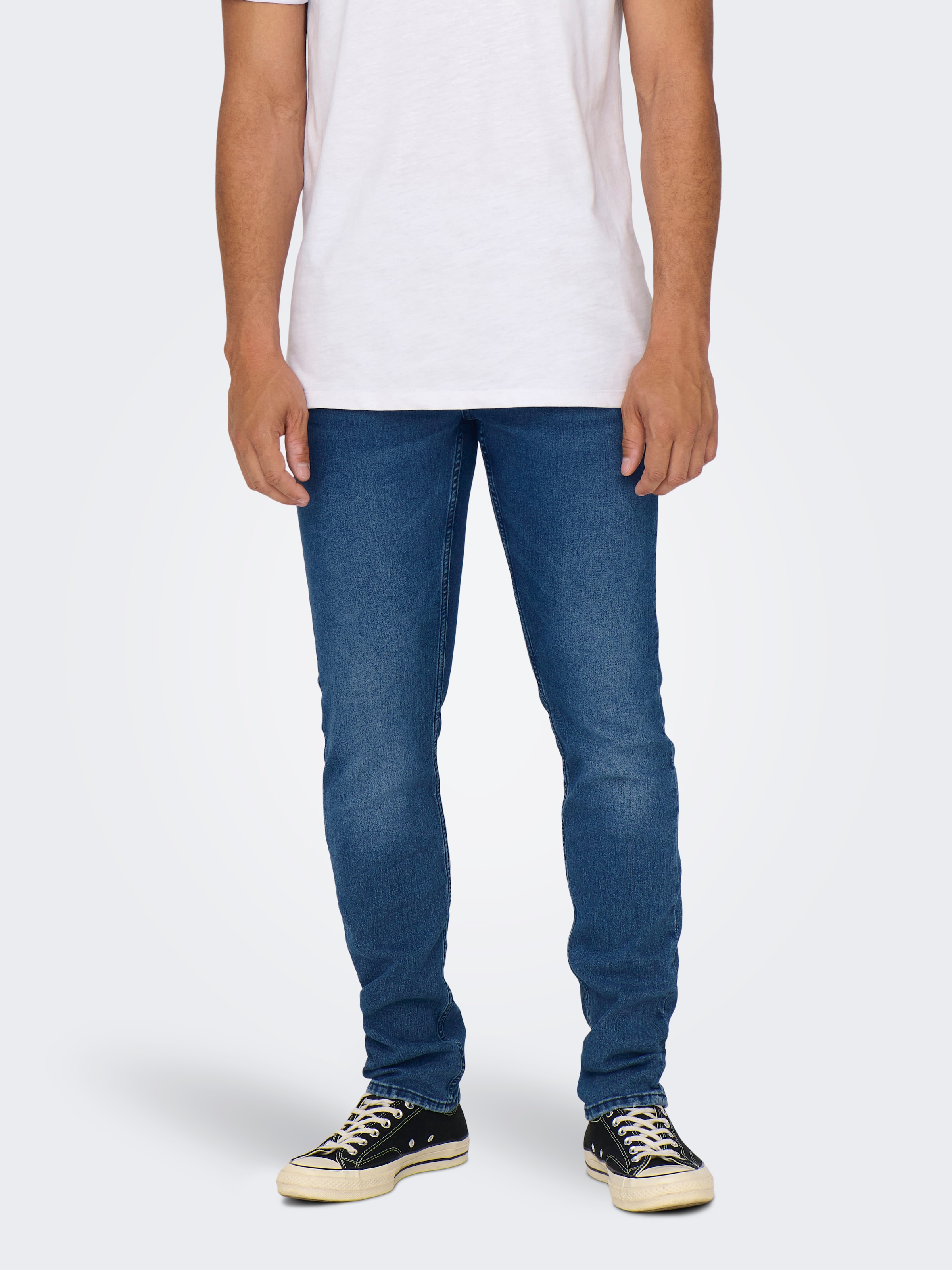 Image of ONLY & SONS Regular-fit-Jeans "ONSWEFT REG 7900 EY BOX JEANS NOOS" Baumwollmischung, regular fit