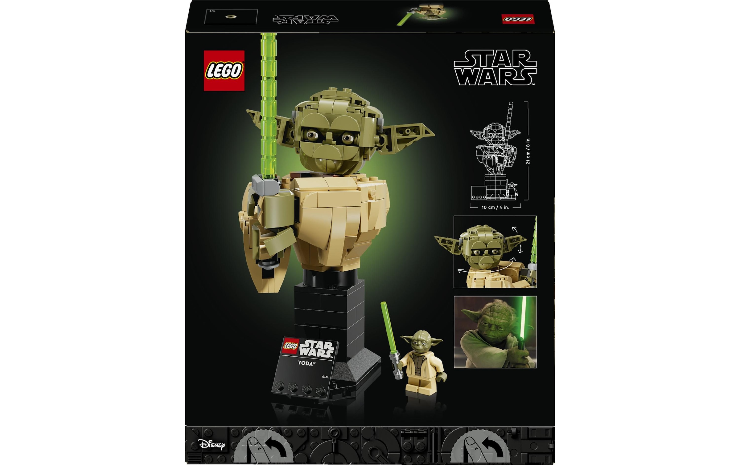 LEGO® Pions de construction »Yoda Büste (75438), LEGO Star Wars™«