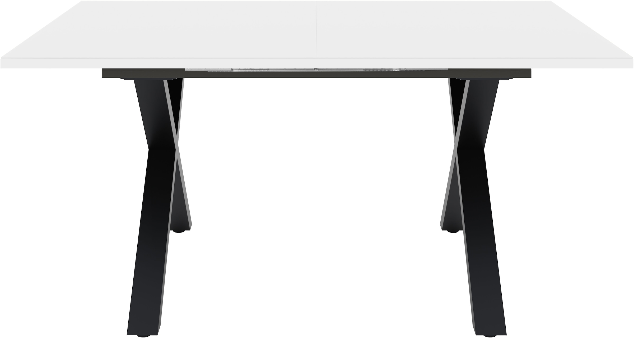 Mäusbacher Esstisch Esstisch ausziehbar auf 210 cm, eckige Tischform, Gestell X-Form