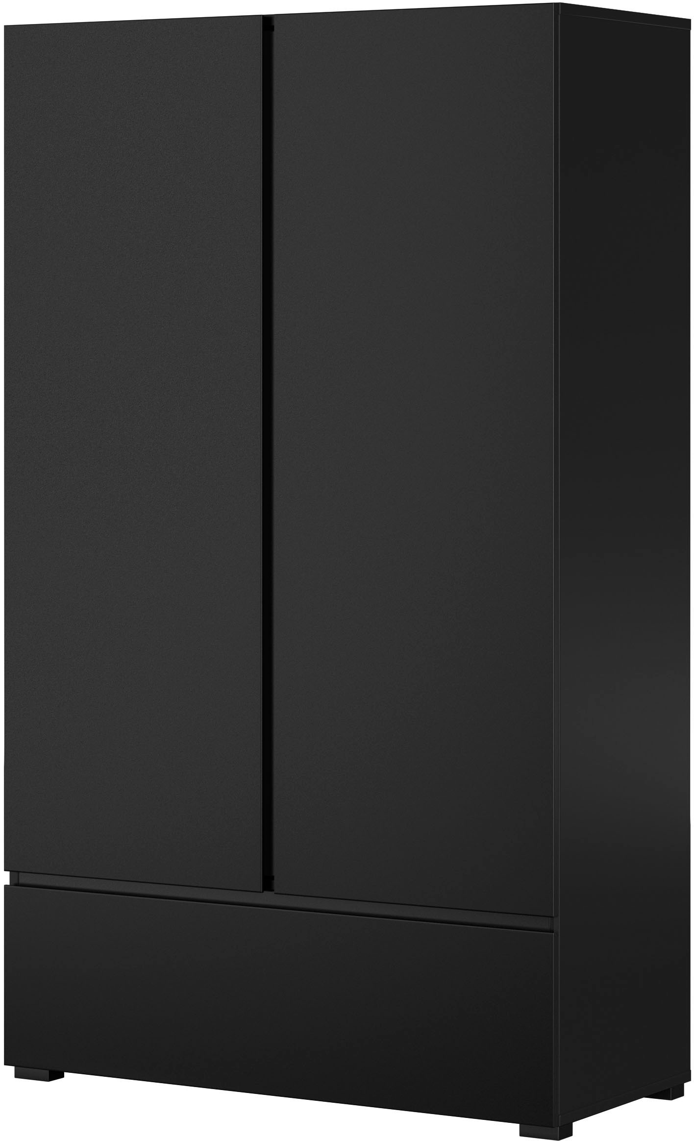 GOODproduct Mehrzweckschrank »Cross,Breite 89 cm, Highboard, Universalschrank, Garderobe« Waescheschrank mit viel Stauraum, Einlegeböden verstellbar