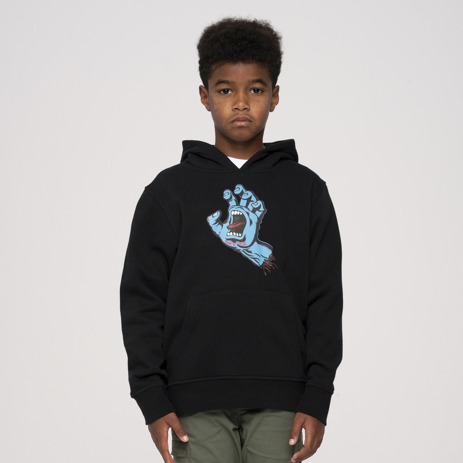 Image of Santa Cruz Kapuzensweatshirt "YOUTH SCREAMING HAND HOOD"