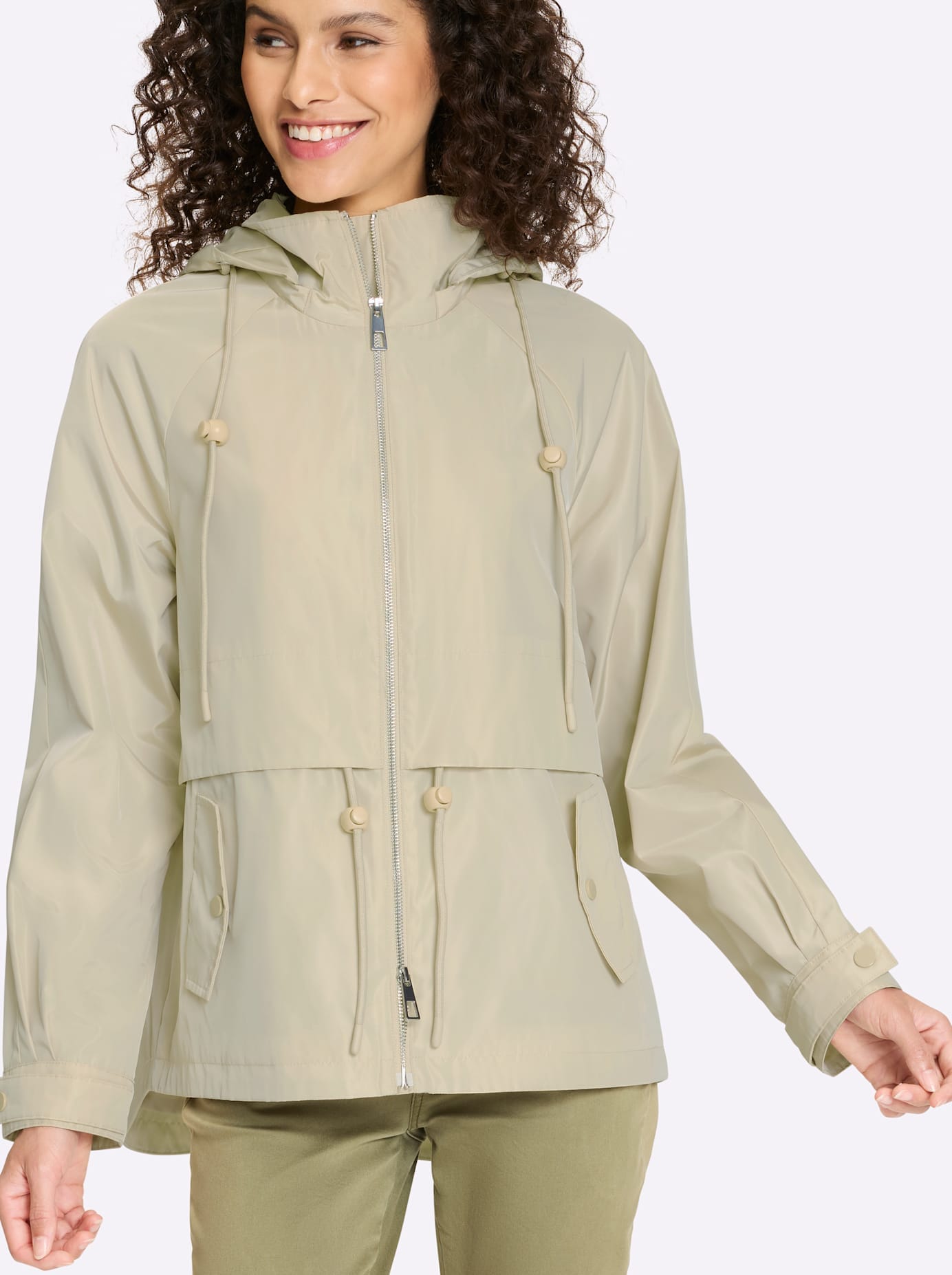 heine Outdoorjacke mit Kapuze