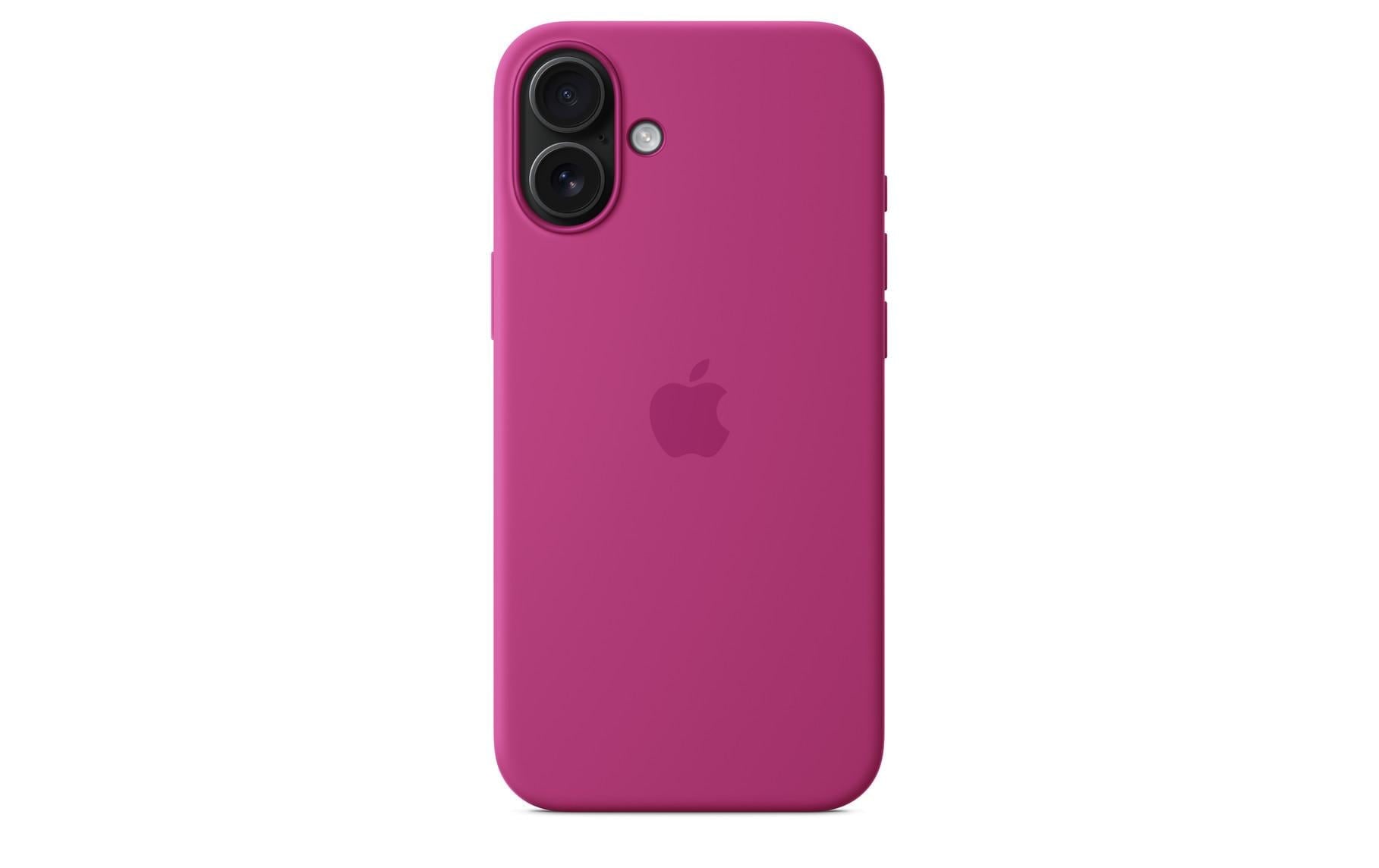 Apple Smartphone Silikon Case mit MagSafe, iPhone 16 Plus, Fuchsia