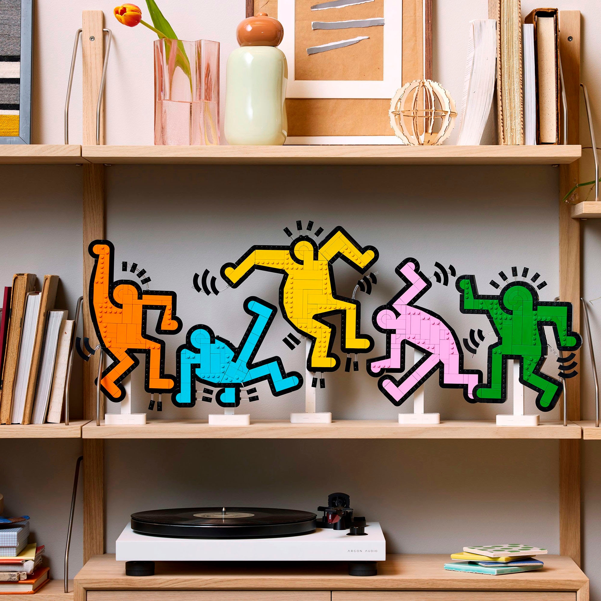 LEGO® Konstruktionsspielsteine »Keith Haring – Tanzende Figuren (31216), LEGO ART«