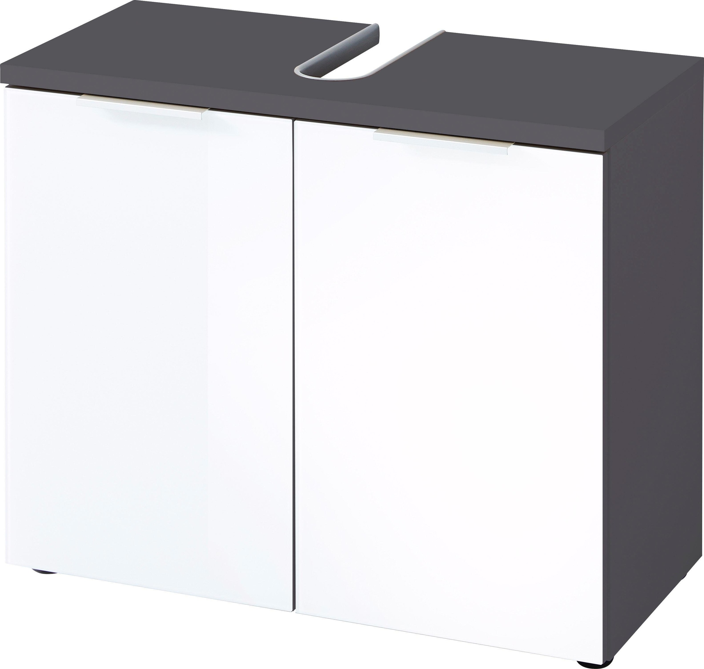 Image of GERMANIA Waschbeckenunterschrank »Pescara«, Front mit Glasauflage bei Ackermann Versand Schweiz