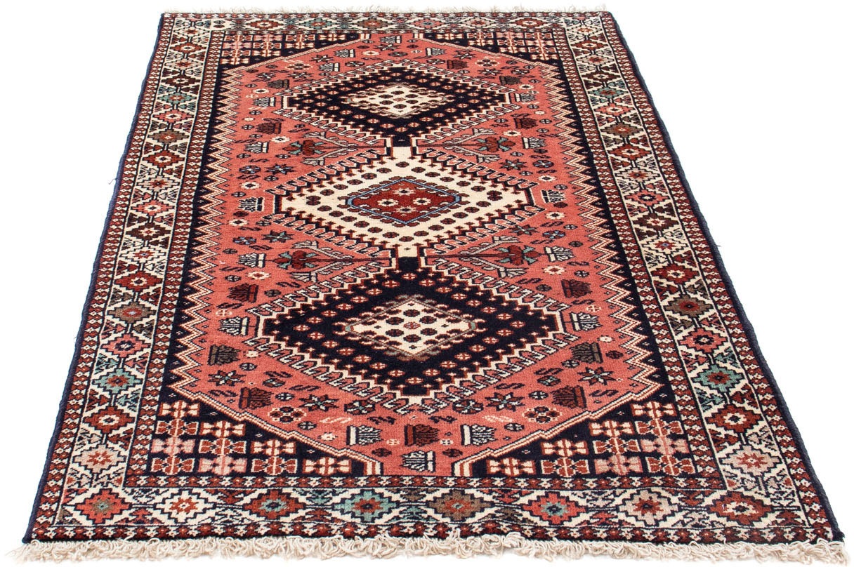 Image of morgenland Hochflor-Läufer »Moud Medaillon Beige 203 x 78 cm«, rechteckig, 1 mm Höhe, Handgeknüpft bei Ackermann Versand Schweiz