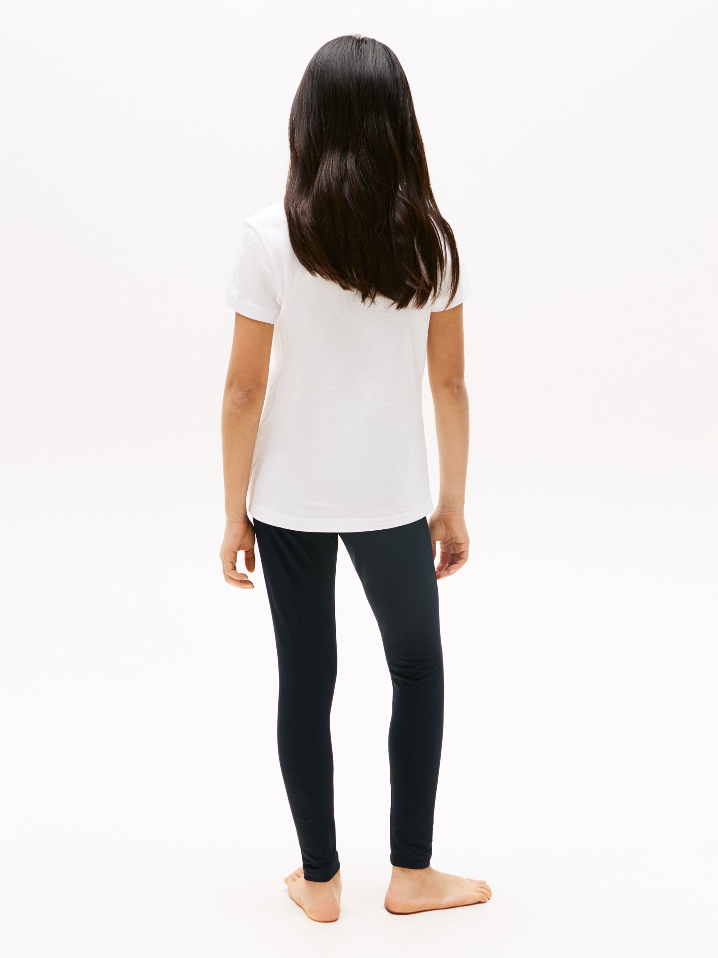 Tommy Hilfiger Underwear T-Shirt »2P CN TEE mit Stickerei und Rundhals im 2er-Pack«, (Packung, 2 tlg., 2er-Pack), unifarben, casual, regular fit, Baumwolle, Rundhals