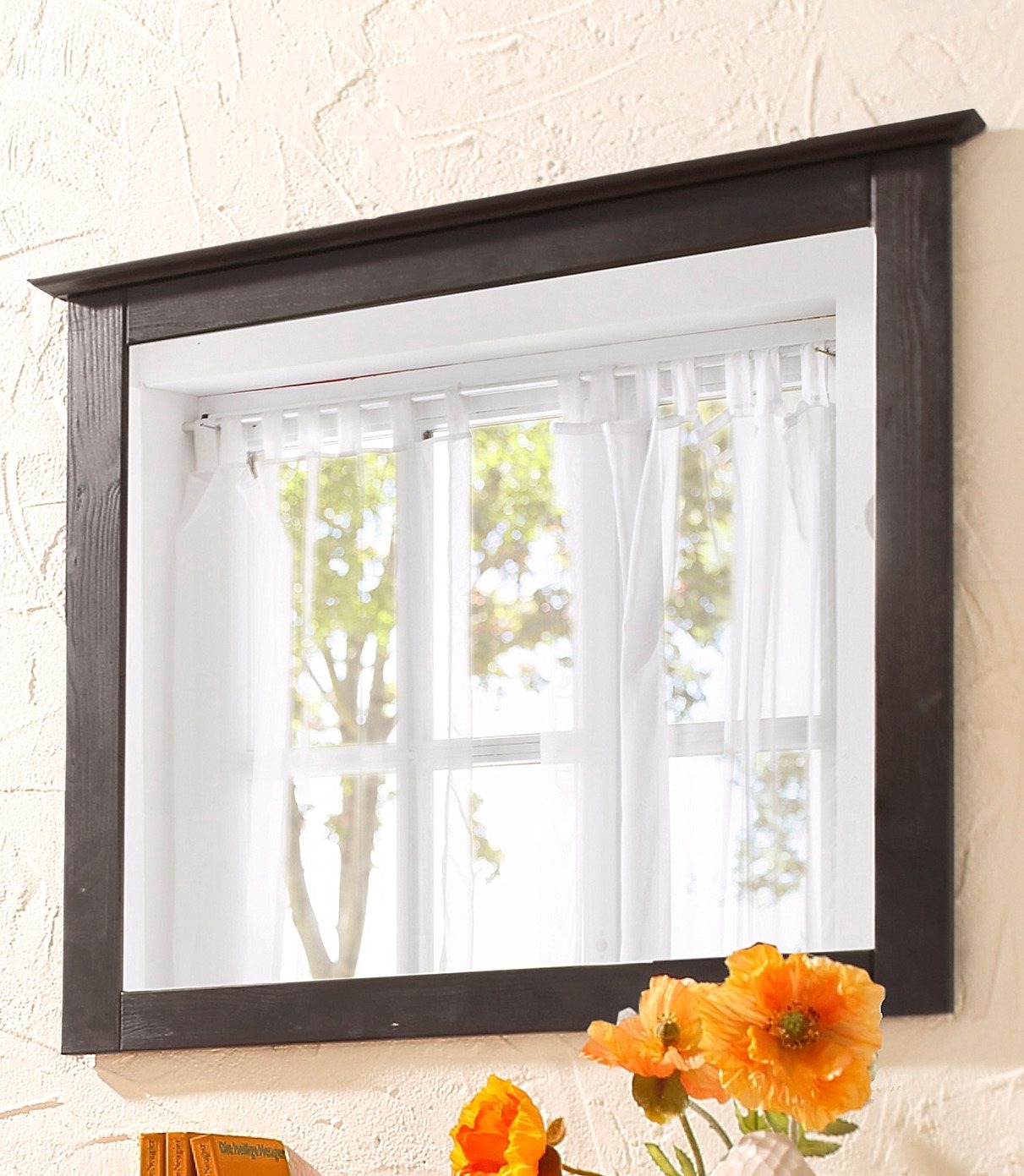 Image of Home affaire Spiegel »Emden«, aus massivem lackierten Kiefernholz, Breite 75 cm bei Ackermann Versand Schweiz