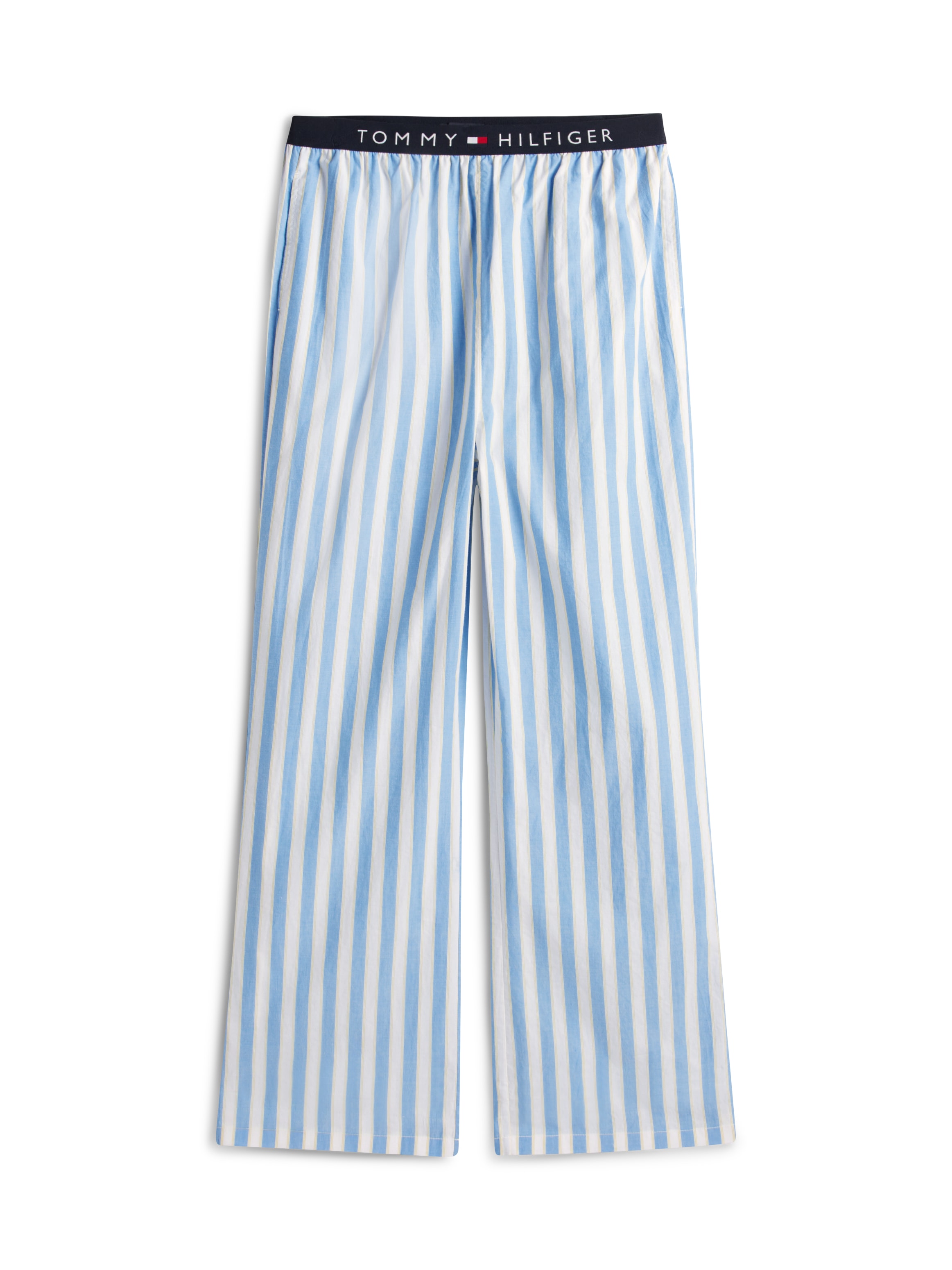 Tommy Hilfiger Underwear Pyjama »LS WOVEN Pyjama SET PRINT« 2 avec col rond, pantalon à carreaux, avec ceinture élastique