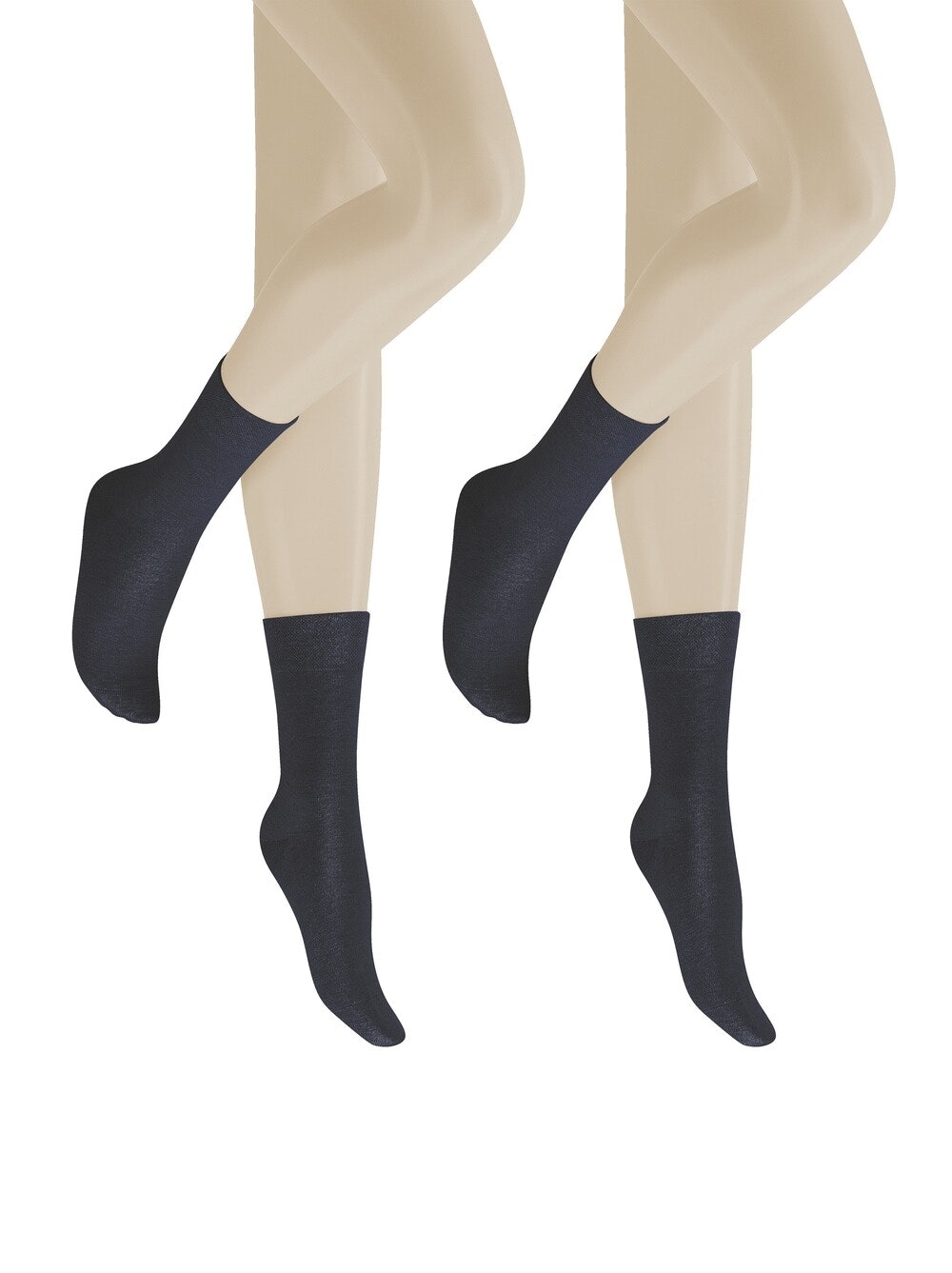 Image of Hudson Socken "ONLY 2-PACK" Komfortbund mit weitem Fussausschnitt