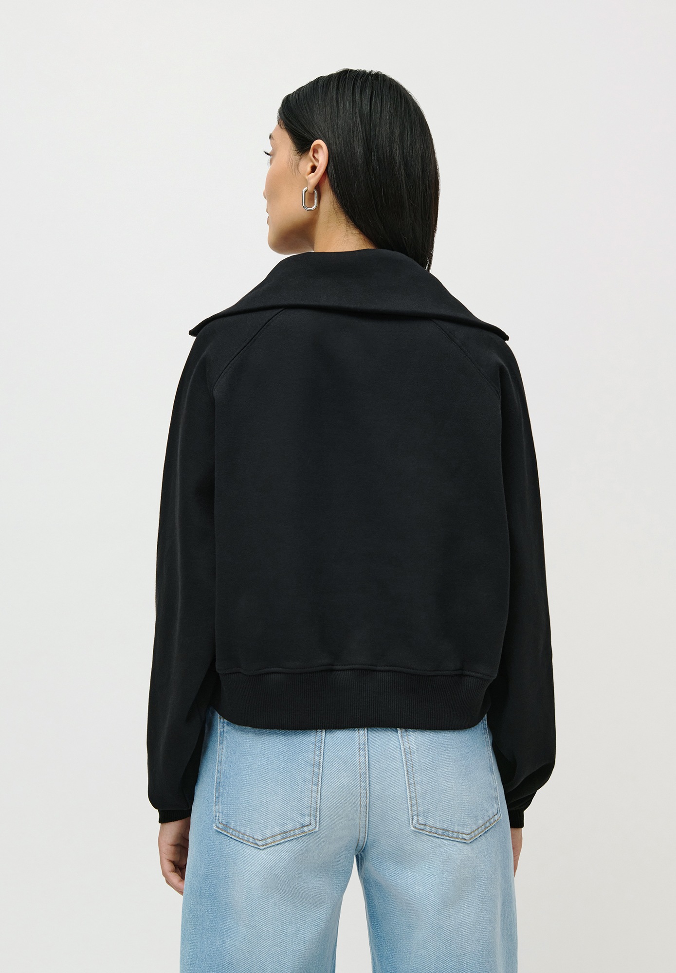 LeGer Sweatshirt »Meret, LeGer by Lena Gercke«, cropped, mit Stehkragen
