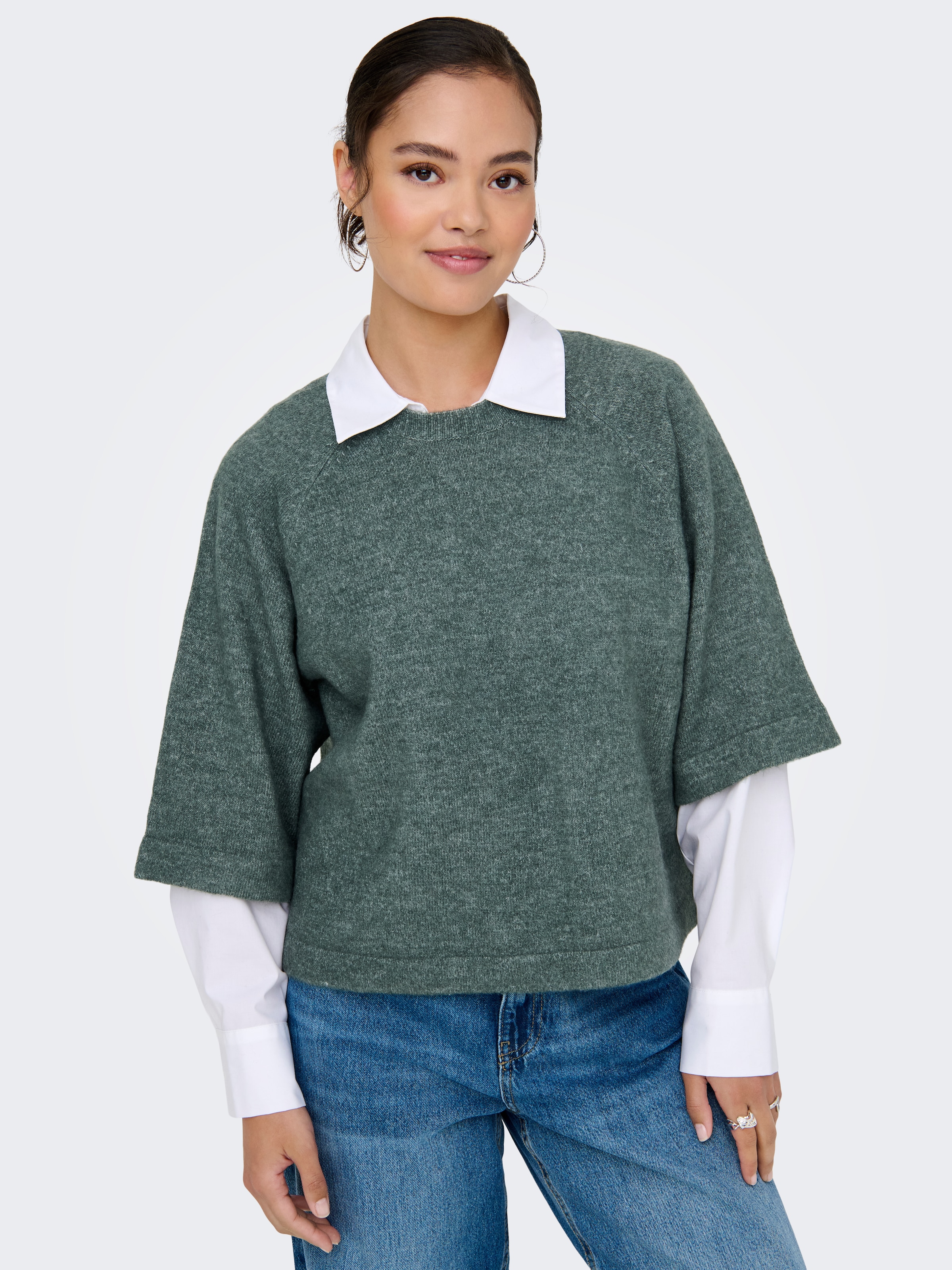 ONLY Strickpullover »ONLSIMONI 3/4 PULLOVER KNT NOOS«
