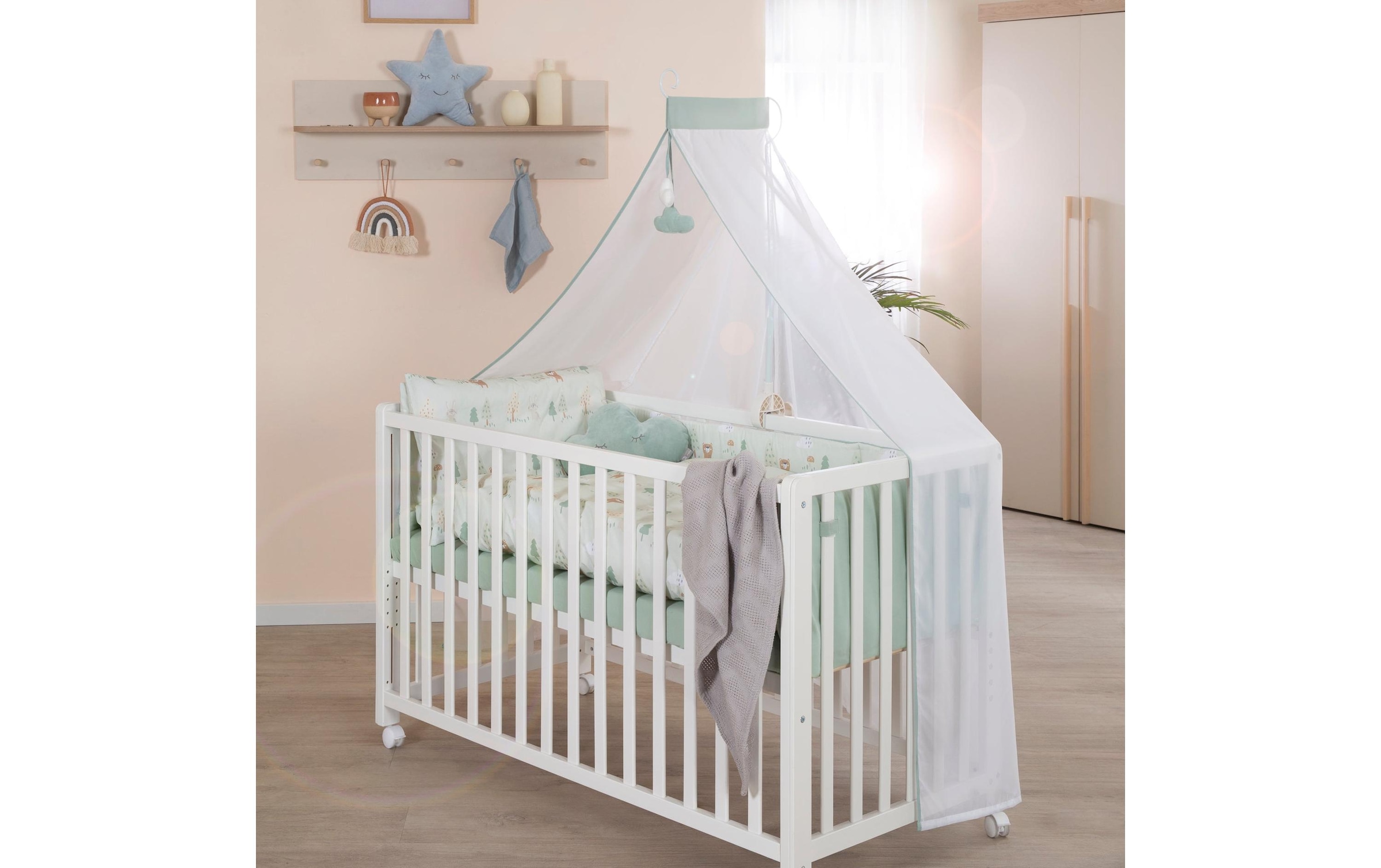 roba® Beistellbett »Room Bed, Woodland Buddies 60 x 120 cm«