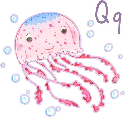 Image of Wall-Art Wandtattoo »Qualle Unterwasserwelt Q«, (1 St.) bei Ackermann Versand Schweiz