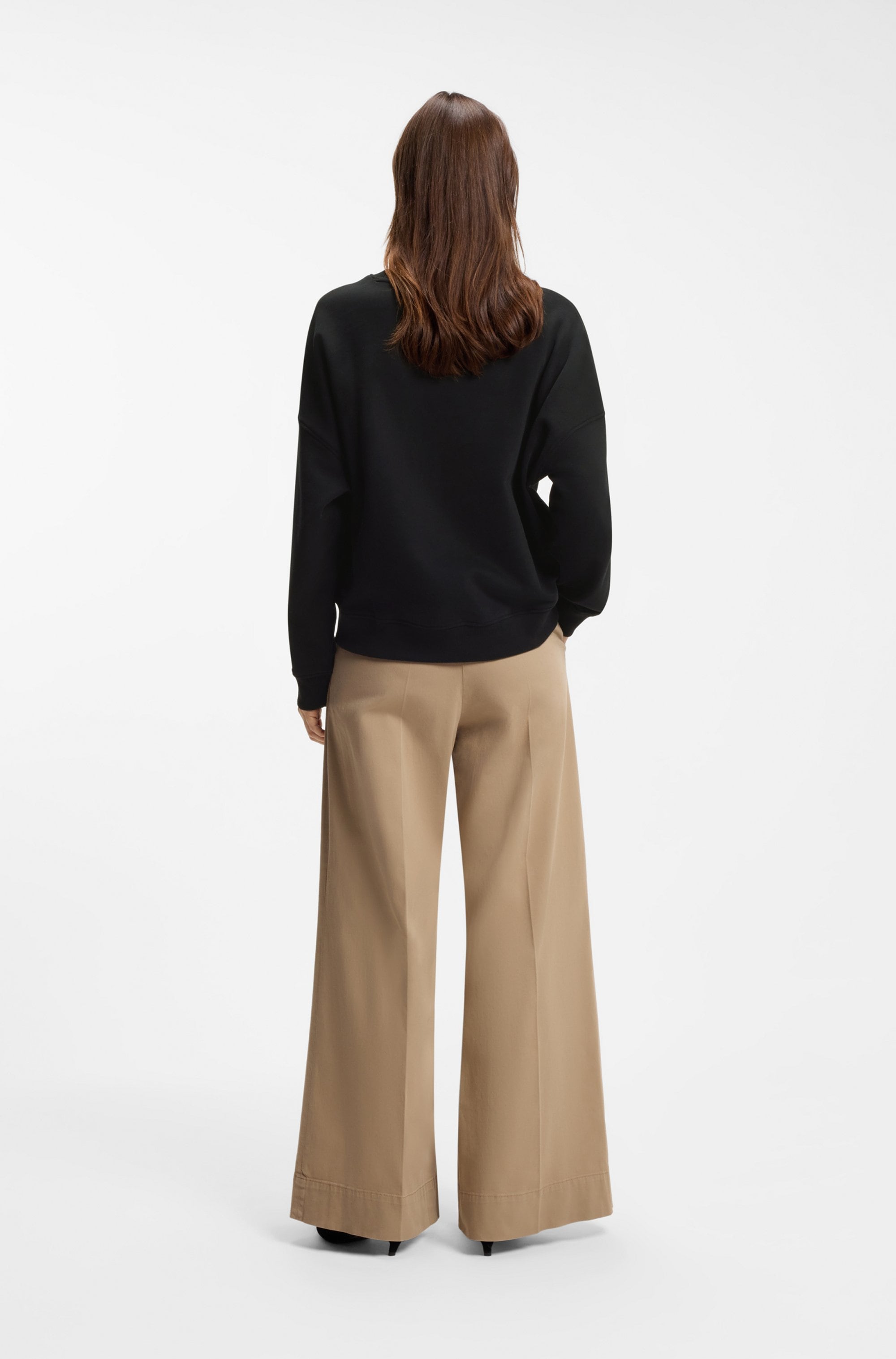 BOSS ORANGE Pull »Ever Premium Damenmode«, mit Logostickerei, aus Baumwolle
