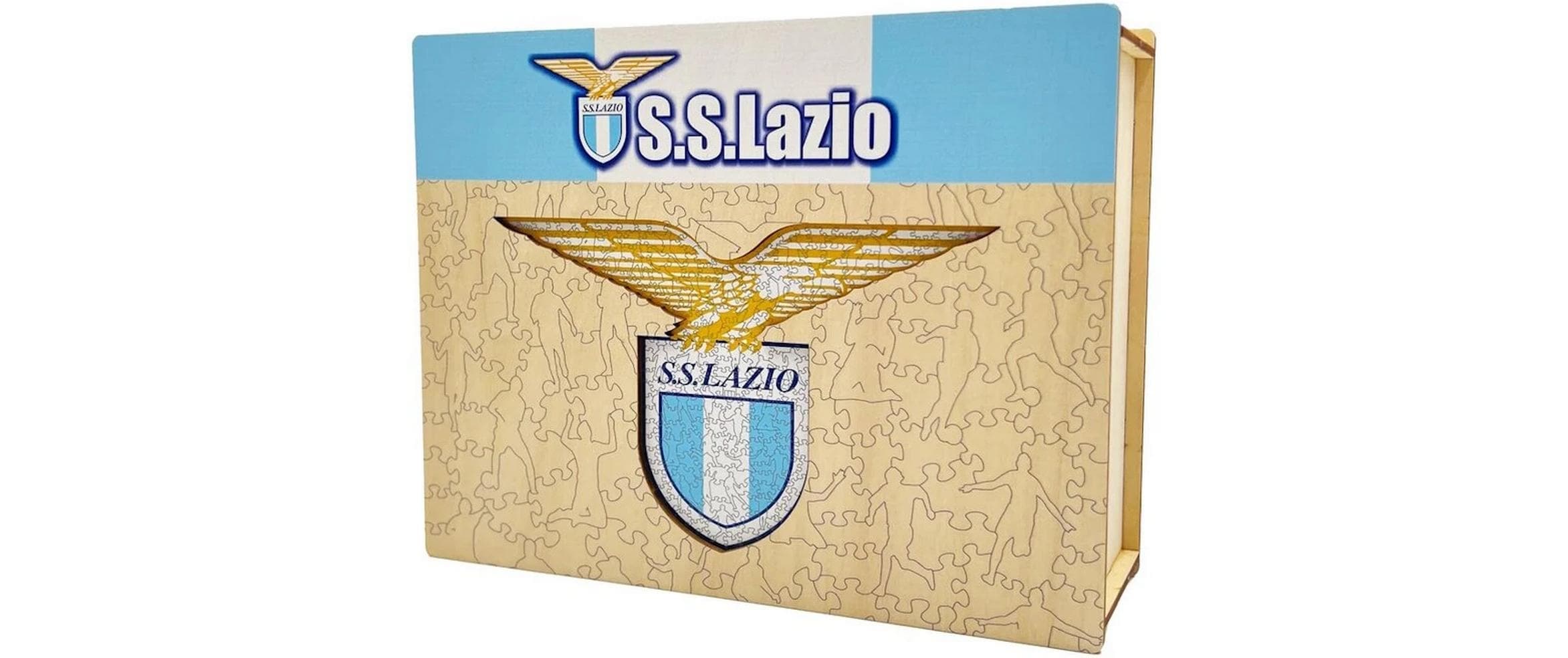   Puzzle »Iconic SS Lazio – Logo« Holzart: Birke (Herkunftsland: China)