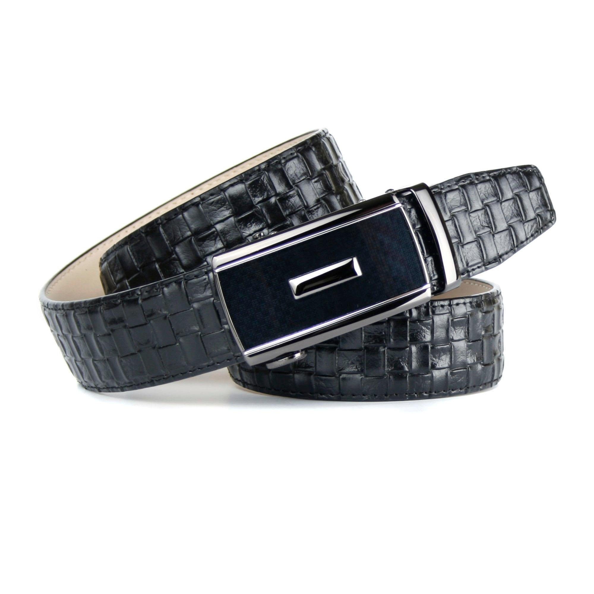 Image of Anthoni Crown Ledergürtel, mit Flechtmuster-Prägung bei Ackermann Versand Schweiz