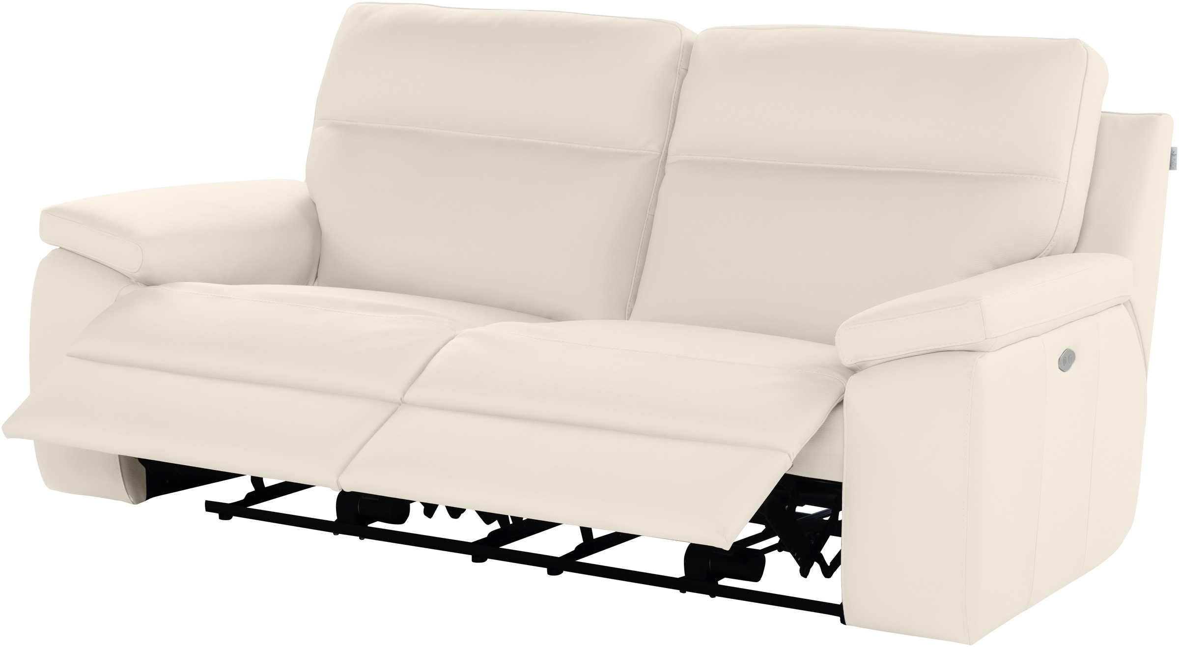 CALIA ITALIA 3-places »Primo, hoher Sitzkomfort mit tollem Design« in Leder,  optional mit elektrischer Relaxfunktion