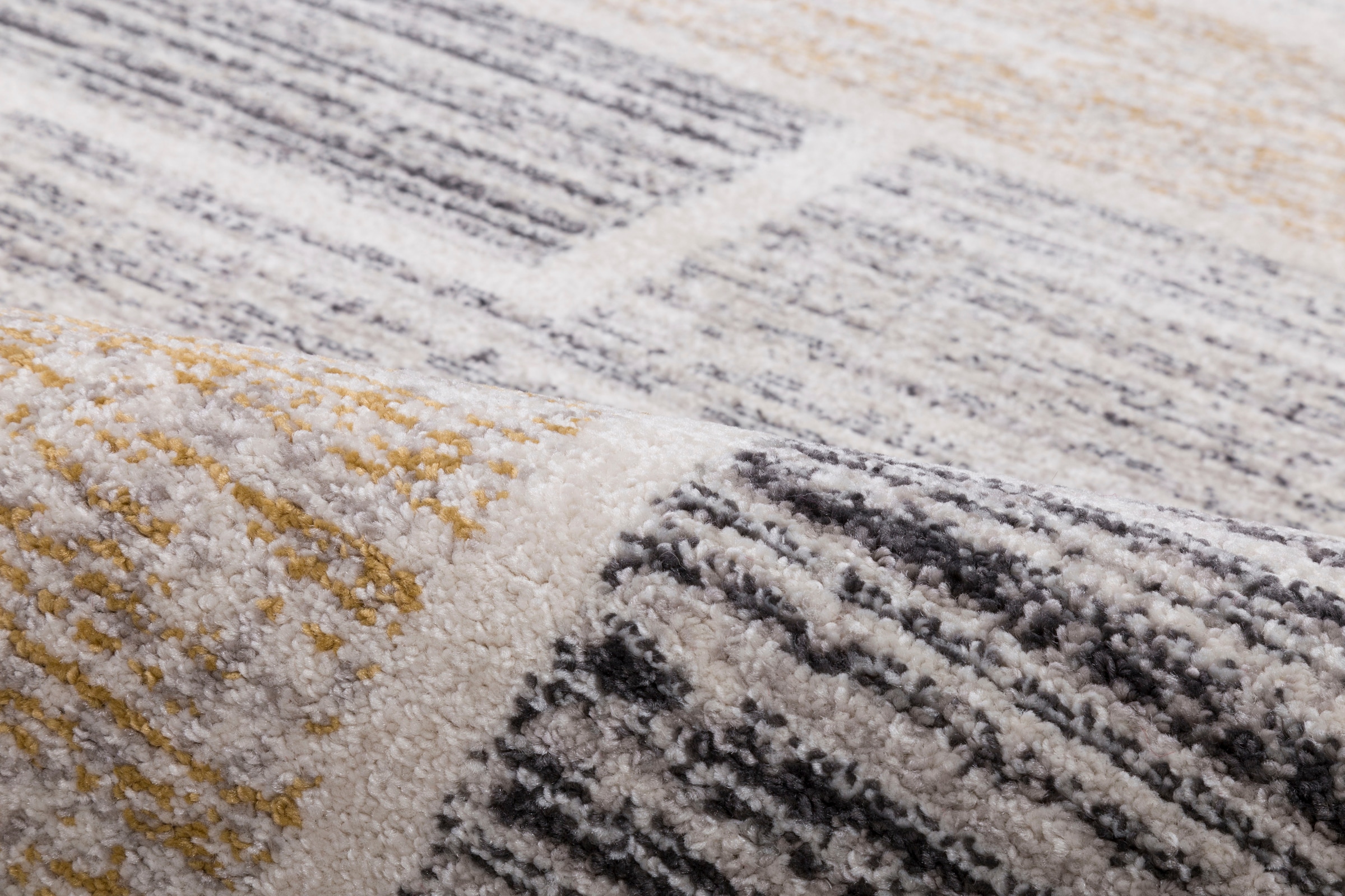 Gino Falcone Tapis »Florentine 001« Rectangulaire 15 mm Höhe besonders weich durch Microfaser, ideal im Wohnzimmer & Schlafzimmer