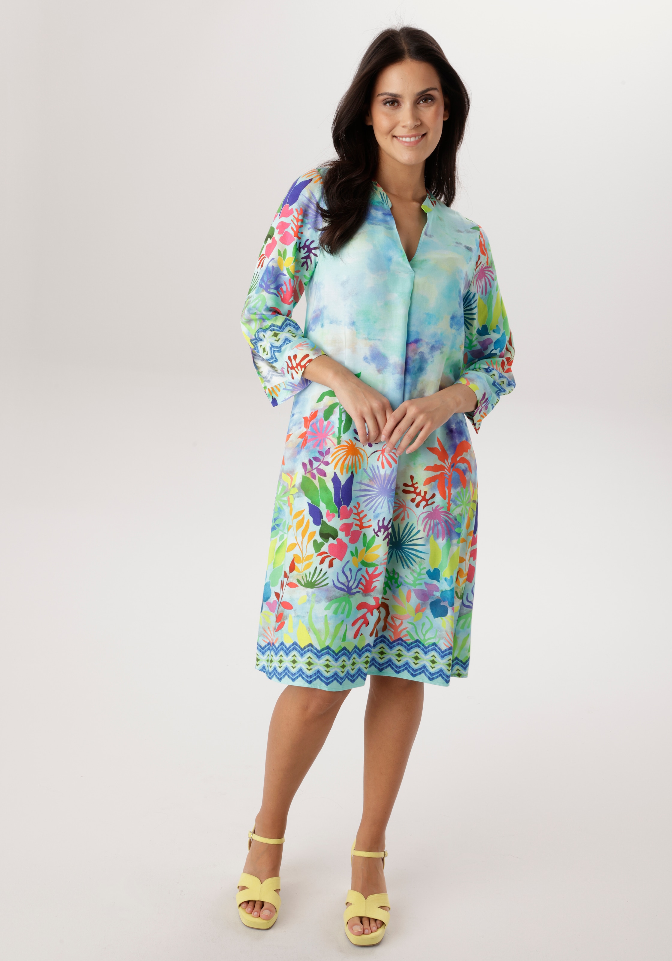 Image of Aniston SELECTED Blusenkleid mit bunter, maritimer Musterung - NEUE KOLLEKTION