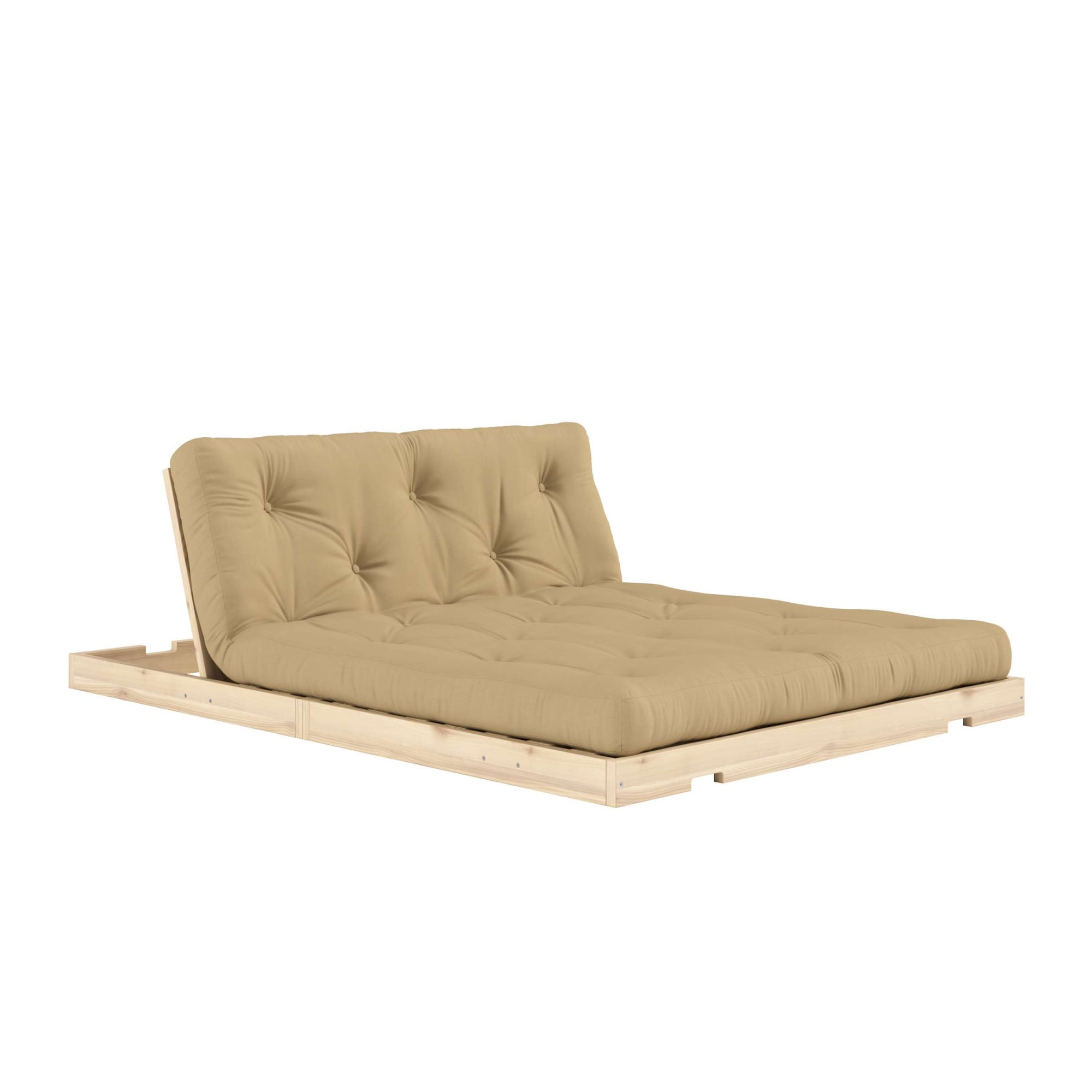 Karup Design Schlafsofa »Flip Sofabed, Made in Europe, mehrere Farben, vielseitig einsetzbar«, (B/H/T Sofa: ca 145 x 83 x 98,5 cm, Bett: ca 145 x 21 x 200 cm), inkl. handgefertigte Futonmatratze, FSC®-zertifiziertes Massivholz