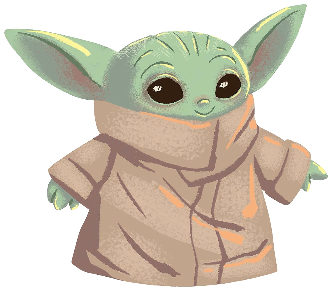 Image of Komar Bild "Mandalorian The Child Cutie" Disney Star Wars 1 Stk. tlg. Wandbild zur Dekoration im Kinderzimmer - ohne Rahmen