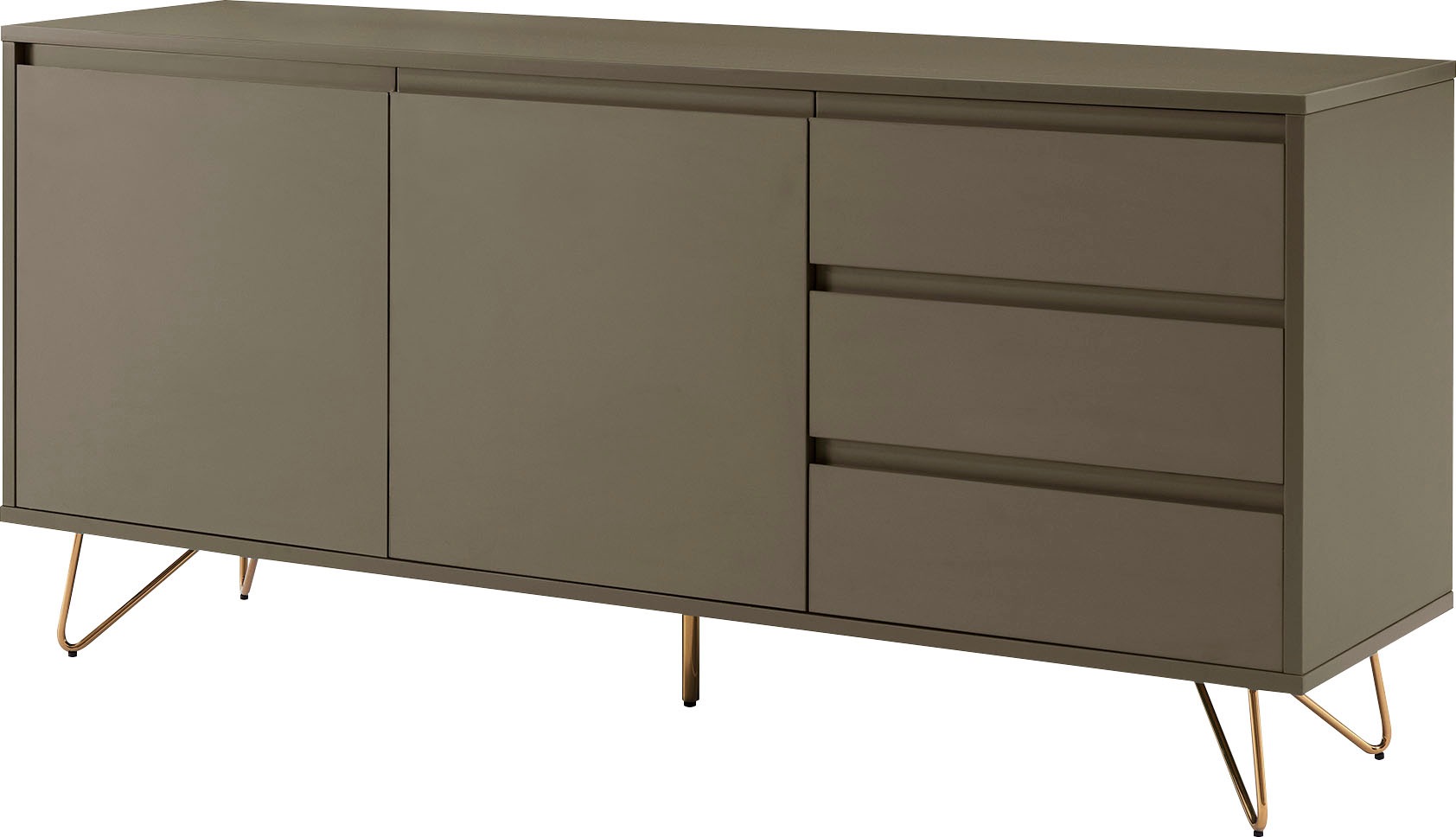Image of SalesFever Sideboard, mit Hairpin Beinen, Anrichte mit matter Lackierung, Kommode in modernen Farben bei Ackermann Versand Schweiz