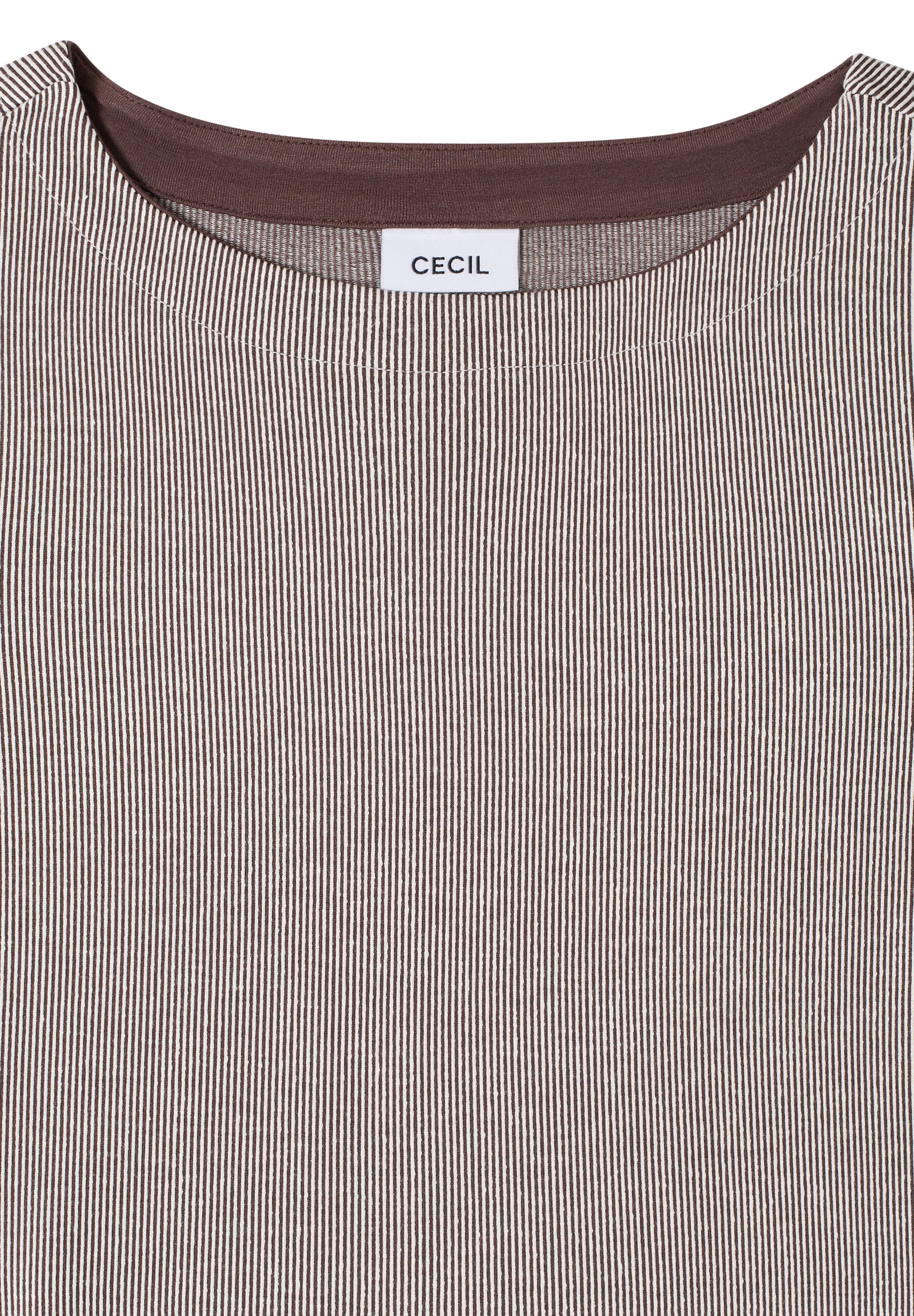 Cecil 3/4-Arm-Shirt mit Streifen Muster