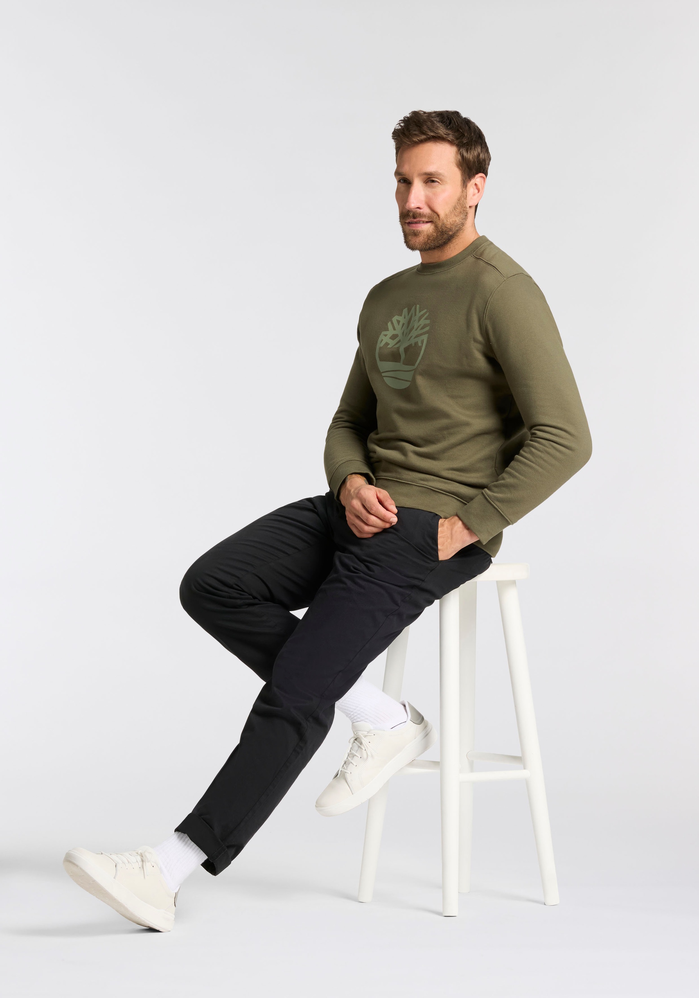 Timberland Sweatshirt »KENNEBEC RIVER Tree Logo Crew Neck« 1 cuis tlg.