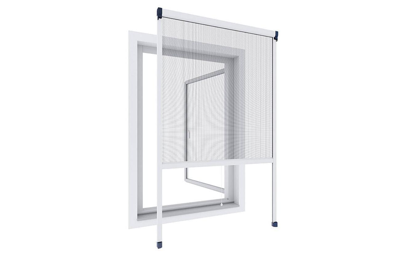 Windhager Insektenschutz-Fensterrahmen »Rollo 130 x 160 cm«, Indoor
