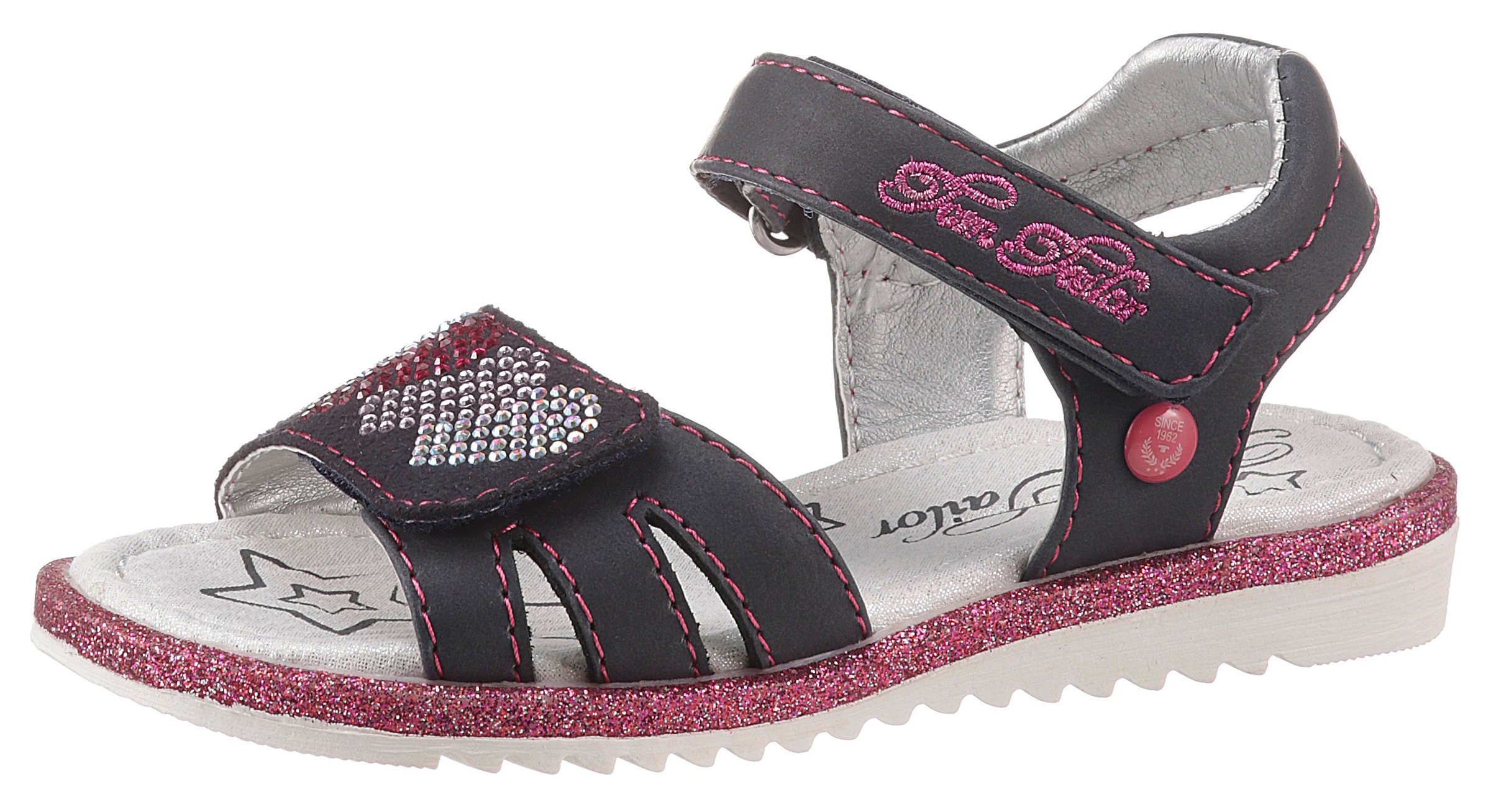 Image of TOM TAILOR Riemchensandale, mit Strasssteinen verziert bei Ackermann Versand Schweiz