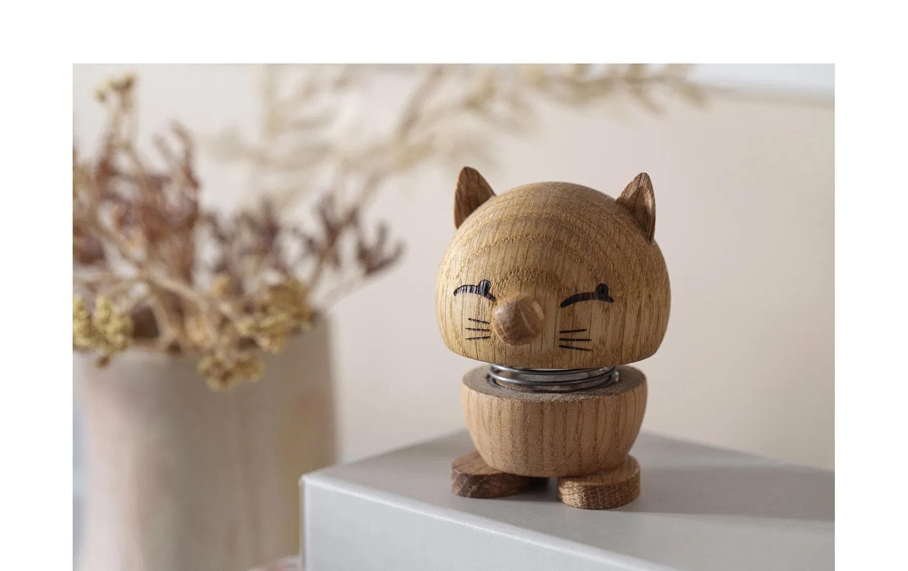 HOPTIMIST Figurine de décoration »Bumble Katze S, 5,5 x 5,9 x 7,3 cm«