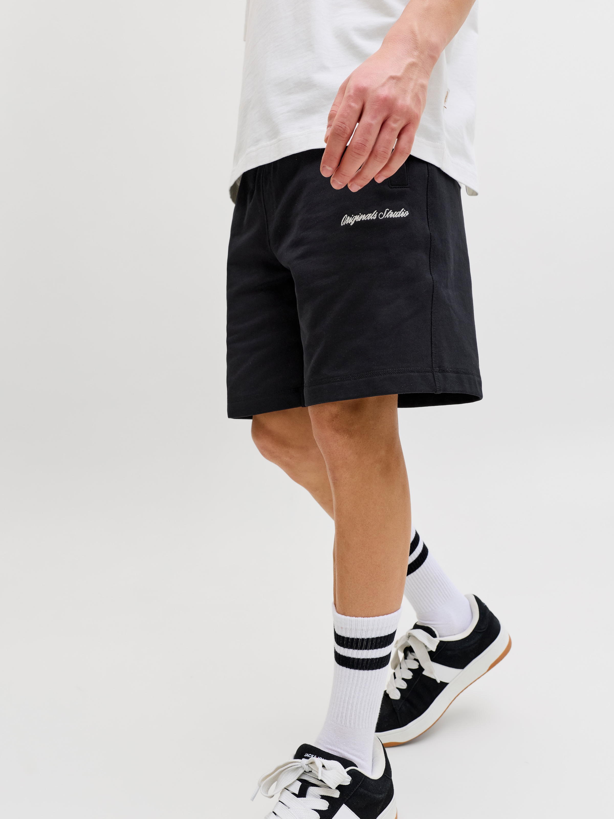 Jack & Jones Sweatshorts »JPSTKARL NORREBRO SWEAT SHORTS REG SN«  mélange coton, coupe décontractée