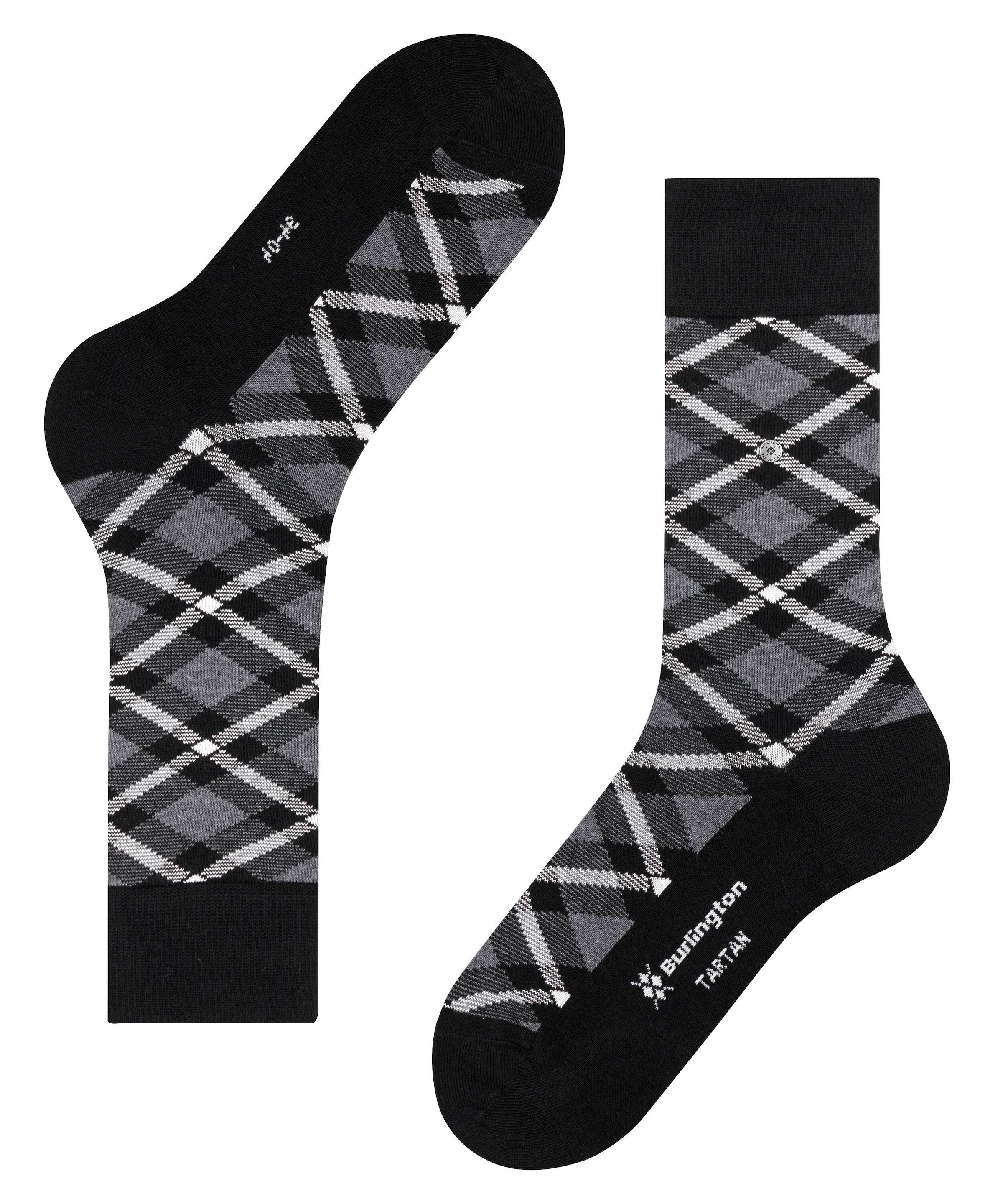 Burlington Chaussettes »Tartan« Taille unique 40-46, à carreaux, clip Burlington
