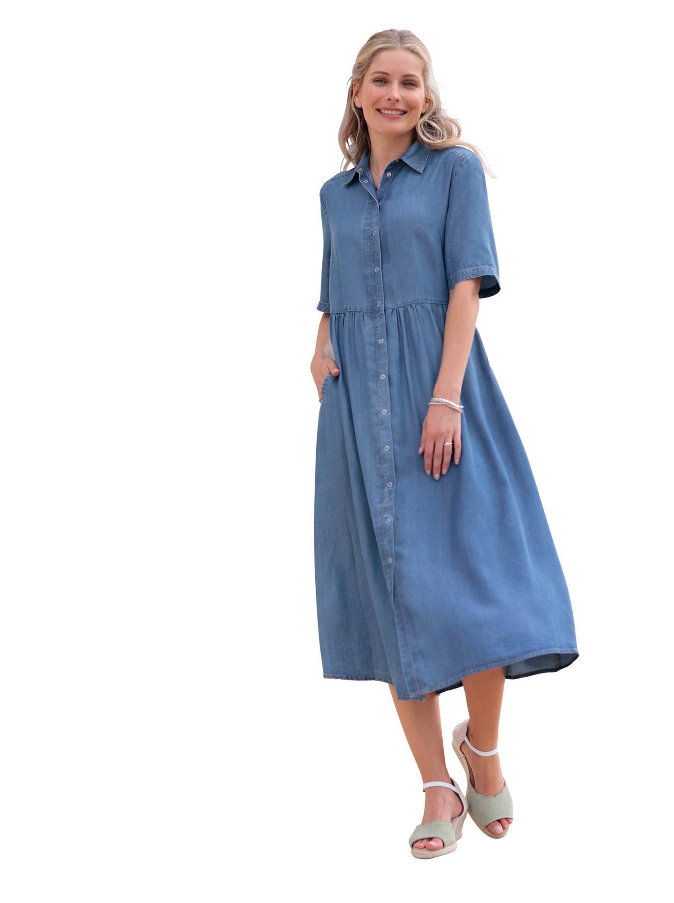 Inspirationen versandkostenfrei bestellen Hemdblusenkleid ♕ »Kleid«