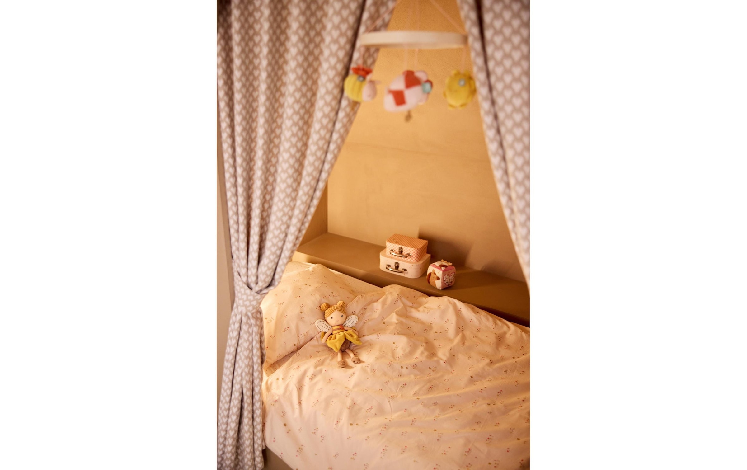 Jollein Linge de lit pour enfants »Pretty Picnic 120 x 150 cm« 2