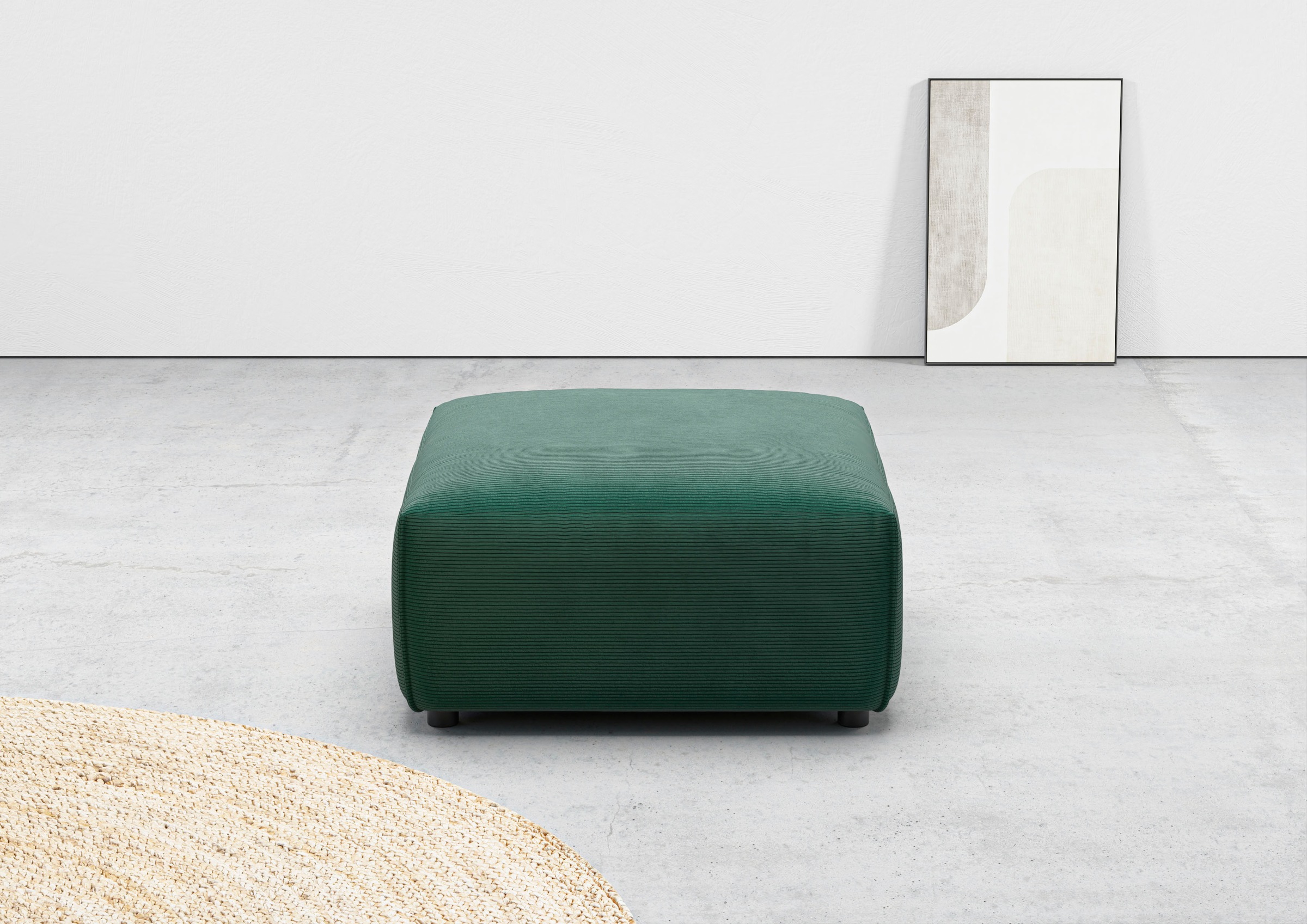 Image of Home affaire Hocker "Glimminge auch in Breitcord, Feincord und Easy care-Bezug" passend zur Serie "Glimminge"
