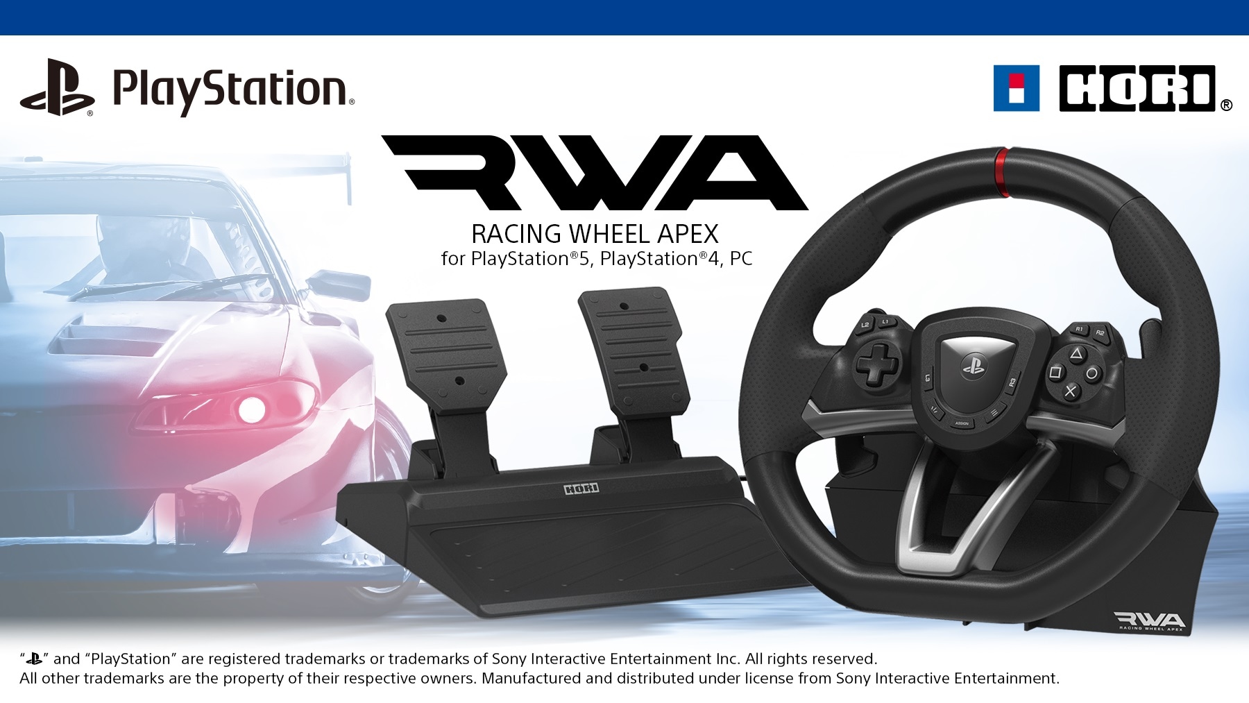 Hori Lenkrad »PS5 Lenkrad RWA: Racing Wheel Apex«