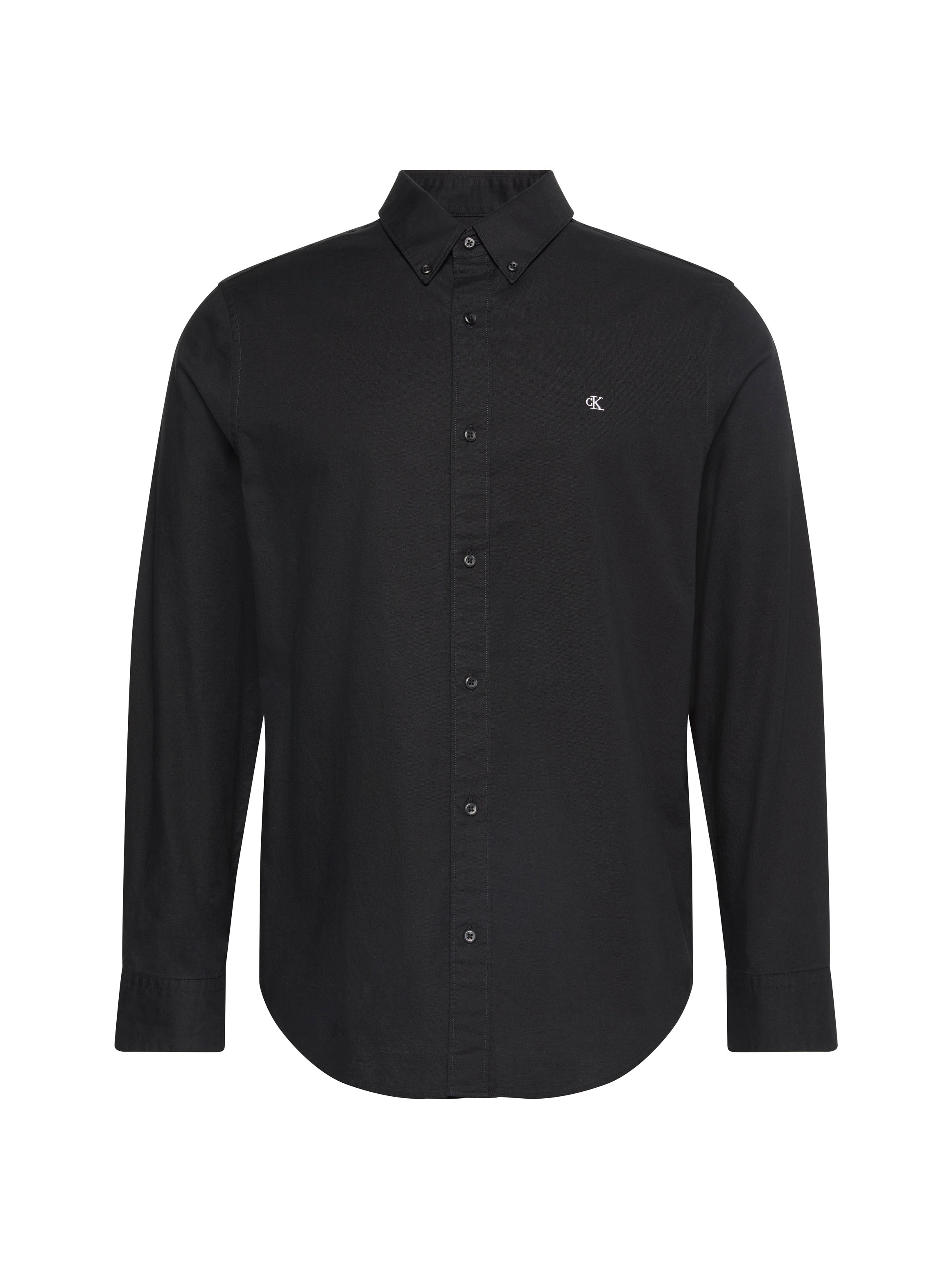 Calvin Klein Jeans Chemise à manches longues »LS SOLID OXFORD CLASSIC SHIRT« Mit Rundhalsausschnitt