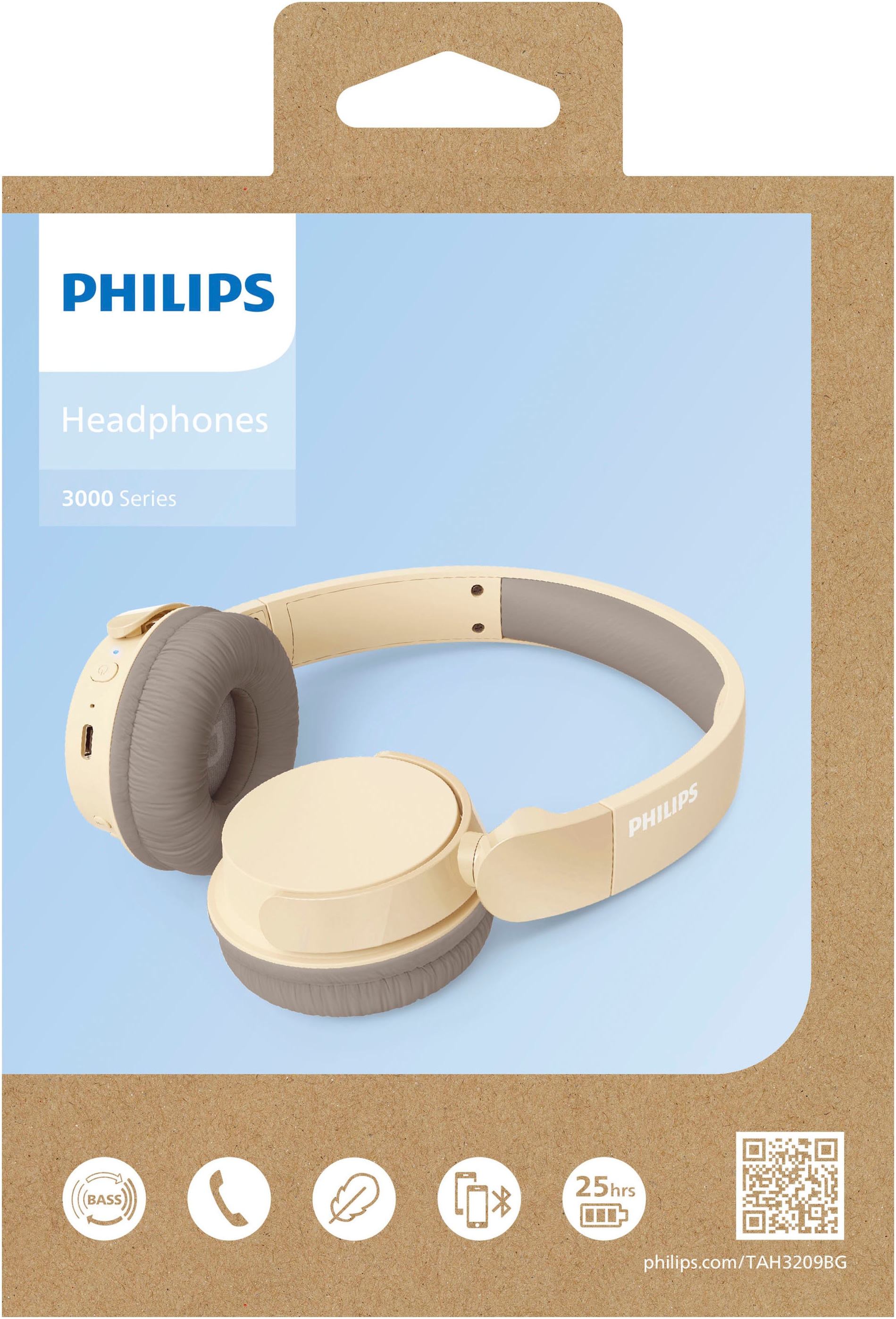 Philips On-Ear-Kopfhörer »TAH 3209« A2DP Bluetooth | AVRCP Bluetooth | Bluetooth | HFP Freisprechfunktion | Geräuschisolierung | Multi-Point-Verbindung | Sprachsteuerung | kompatibel mit Siri