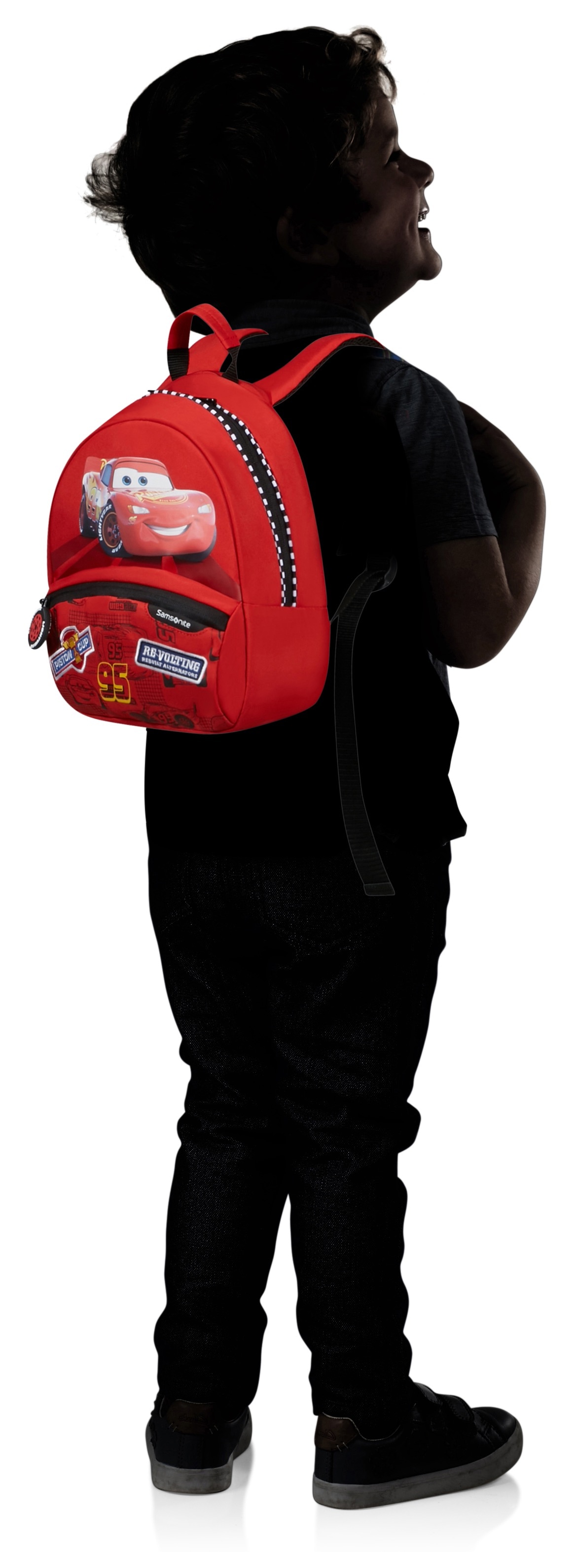 Samsonite Kinderrucksack »DISNEY CARS S«, Kinder Freizeitrucksack Kindergartenrucksack aus recyceltem Material