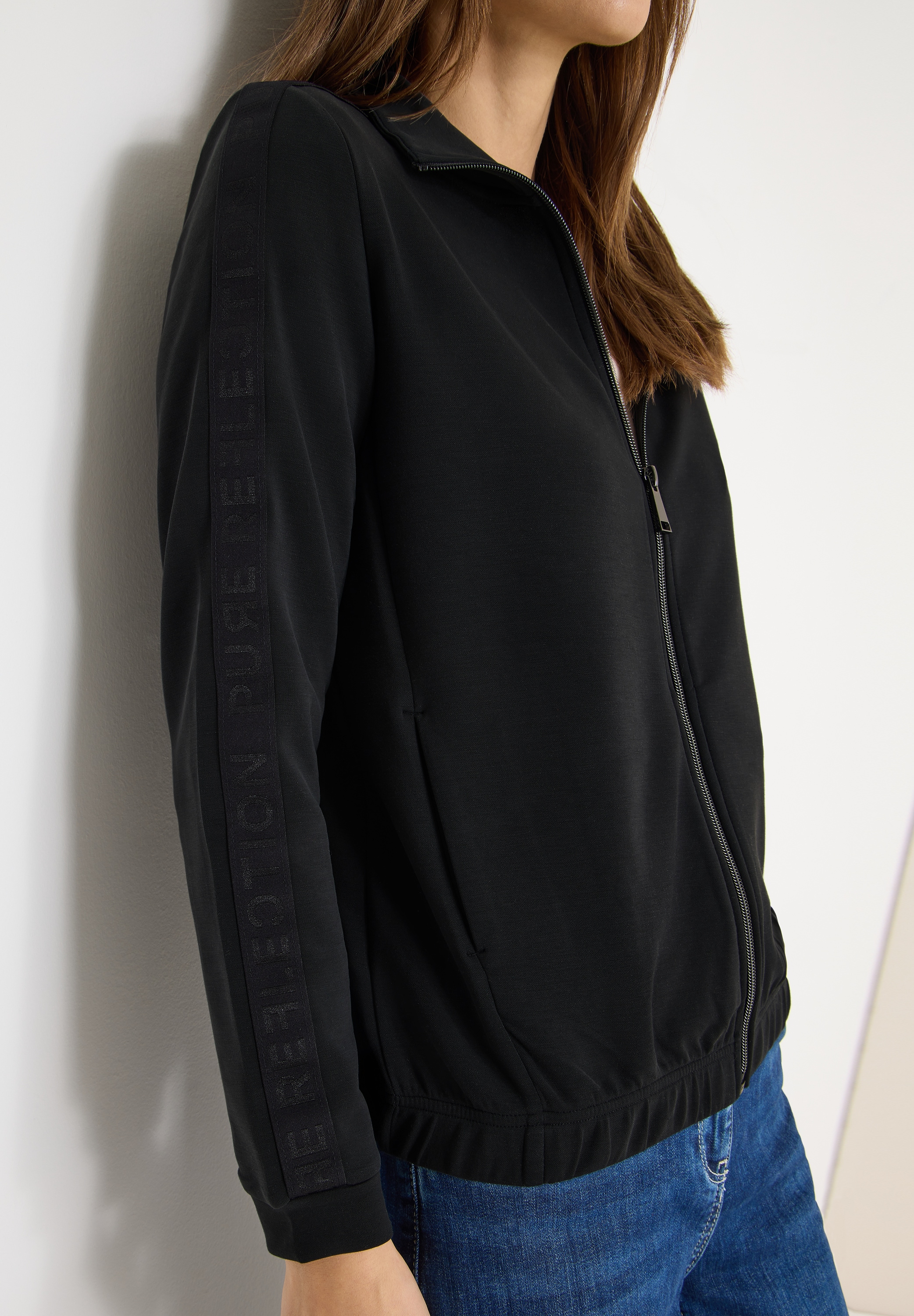 Cecil Blouson ohne Kapuze mit Tapedetail