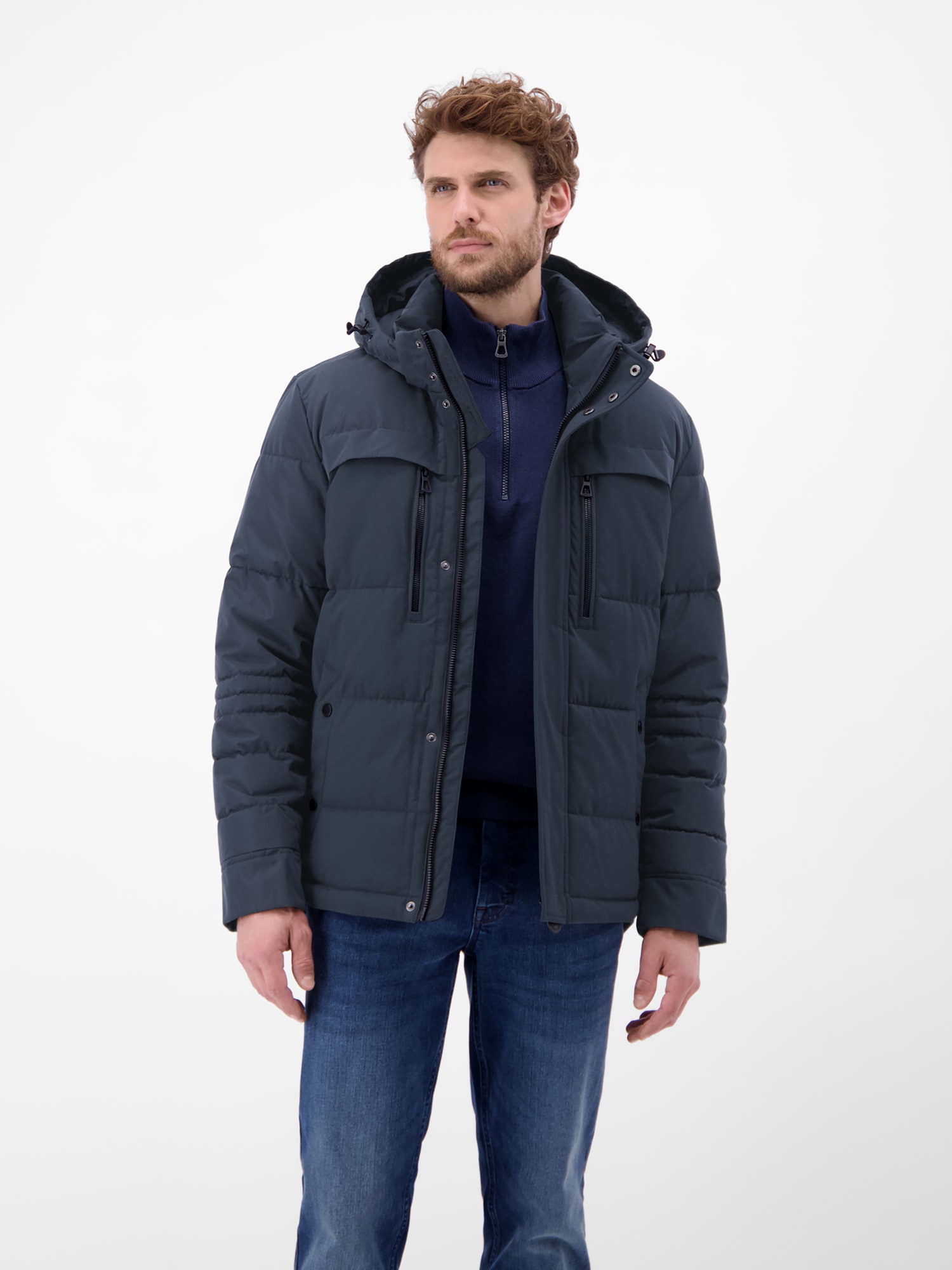 LERROS Veste d'hiver »Funktionale Winterjacke für Herren« mit Kapuze