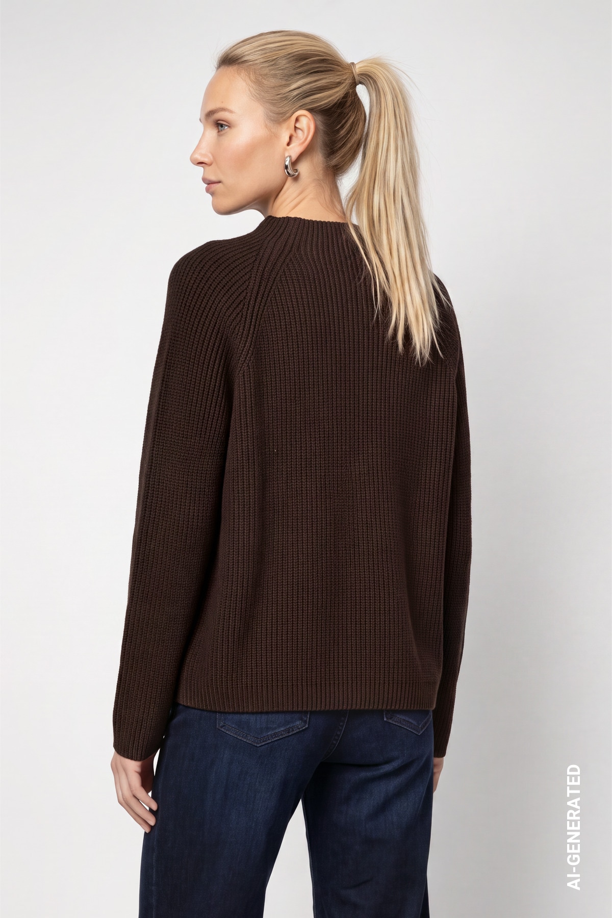 Monari Strickpullover »Pullover Basic Perlfang« Regular fit mit Stehkragen